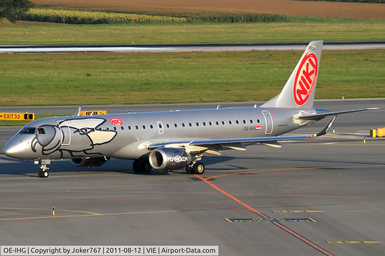 OE-IHG, 2011 Embraer 190LR (ERJ-190-100LR) C/N 19000435, NIKI