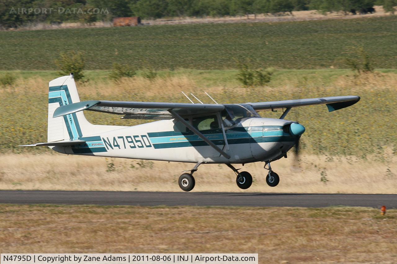 N4795D, 1958 Cessna 182A Skylane C/N 34895, At Hillsboro Municipal Airport, TX