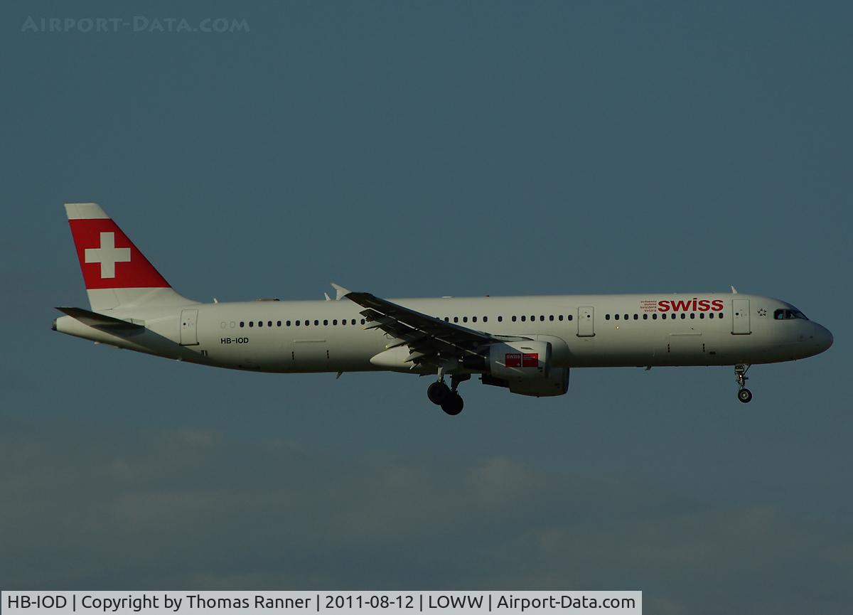 HB-IOD, 1995 Airbus A321-111 C/N 522, Swiss Airbus A321