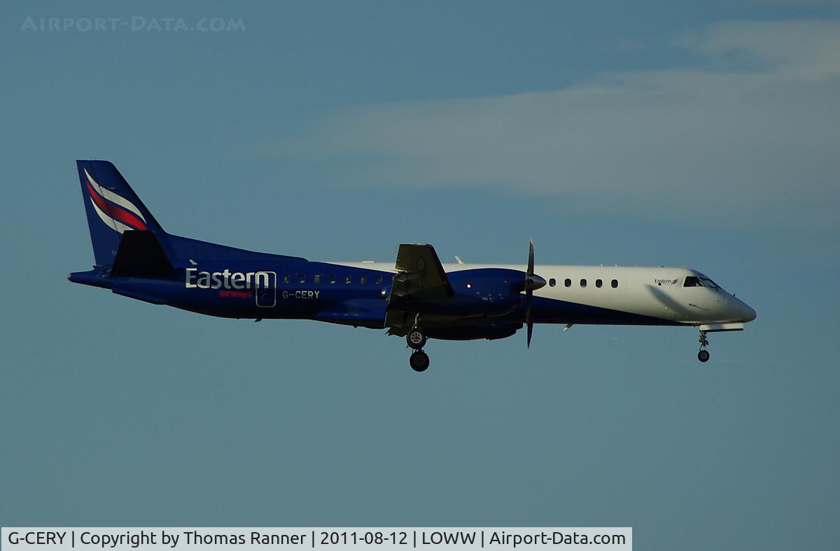 G-CERY, 1994 Saab 2000 C/N 2000-008, Eastern Airways Saab 2000