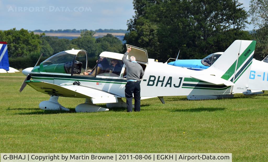 G-BHAJ, 1979 Robin DR-400-160 Chevalier C/N 1430, SHOT AT HEADCORN