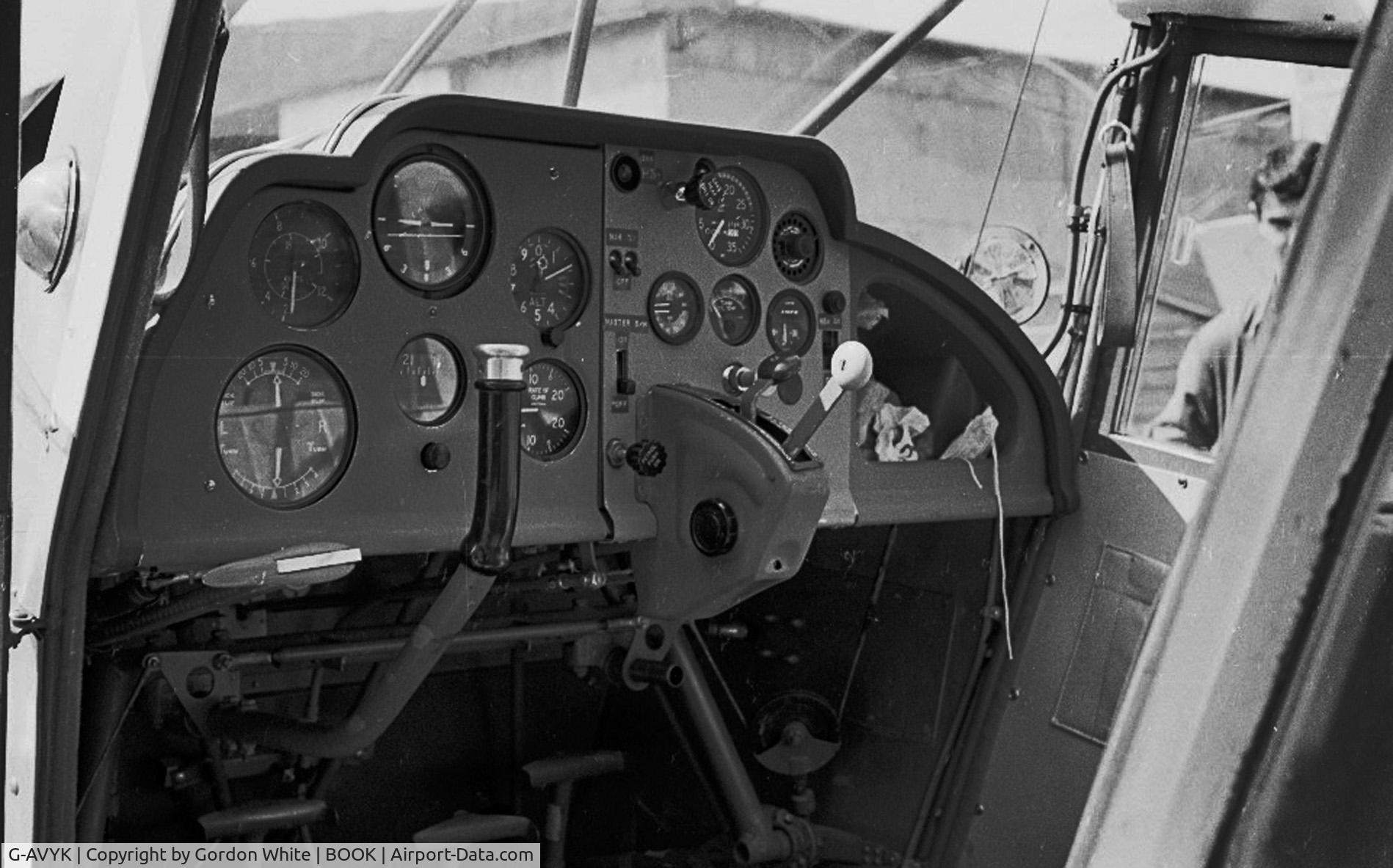 G-AVYK, 1967 Beagle A-61 Terrier 3 C/N B.642, This aircraft was owned by BEA/BOAC, we as engineering apprentices went to Booker to work on it, spent one week in billets there.