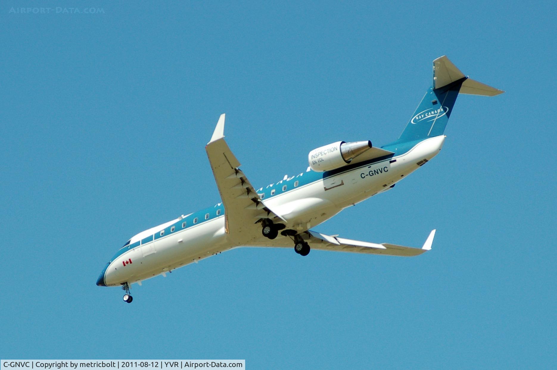 C-GNVC, 2001 Bombardier CRJ-200ER (CL-600-2B19) C/N 7519, Landing at YVR