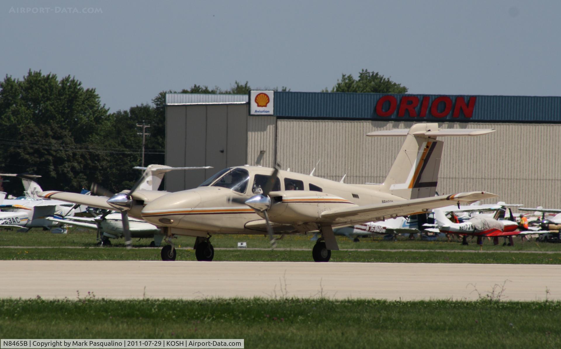 N8465B, 1981 Piper PA-44-180T Turbo Seminole C/N 44-8207003, Piper PA-44-180T