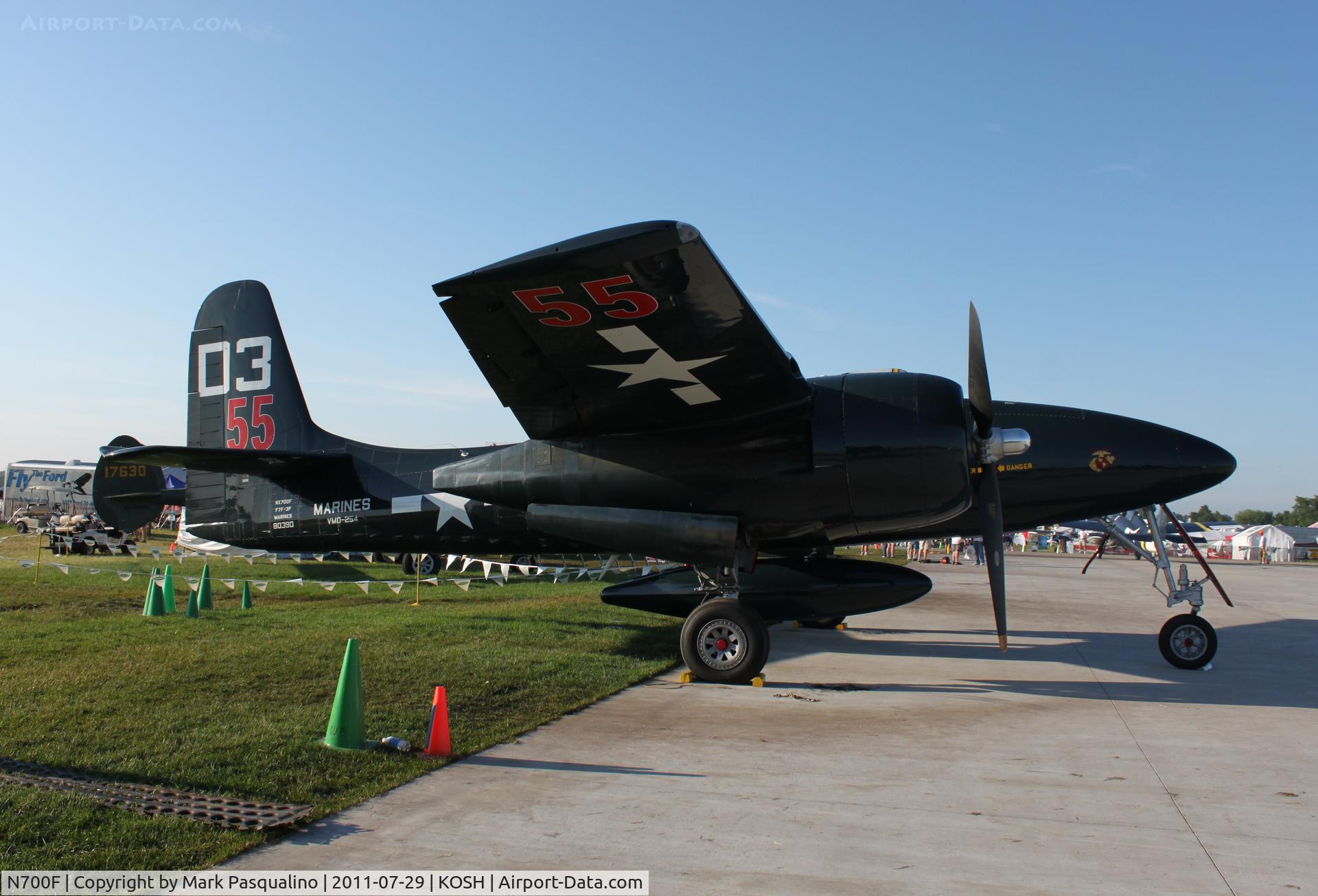 N700F, 1945 Grumman F7F-3 Tigercat C/N C.132, Grumman F7F-3