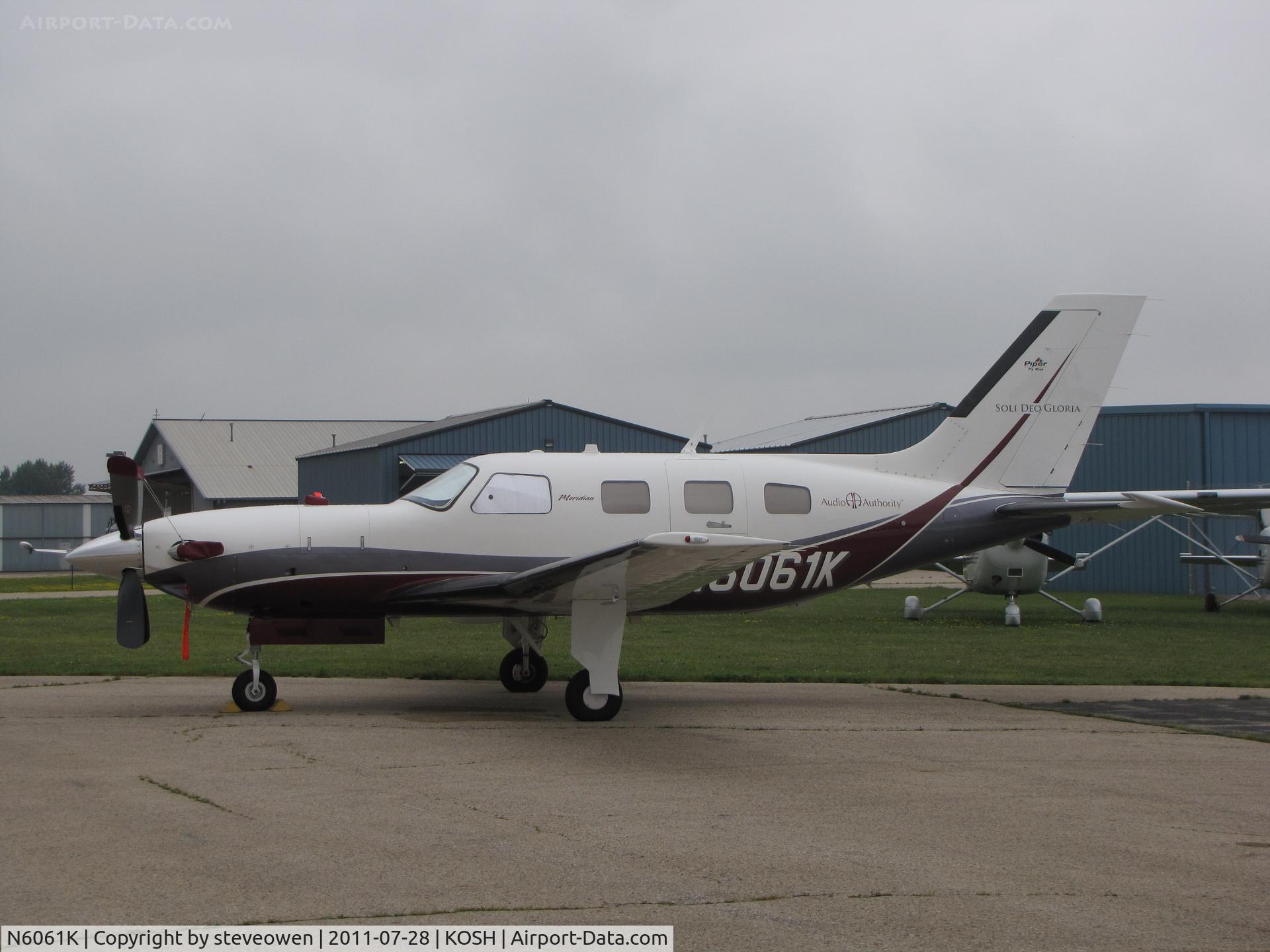 N6061K, 2008 Piper PA-46-500TP Malibu Meridian C/N 4697374, Basler FBO during EAA2011