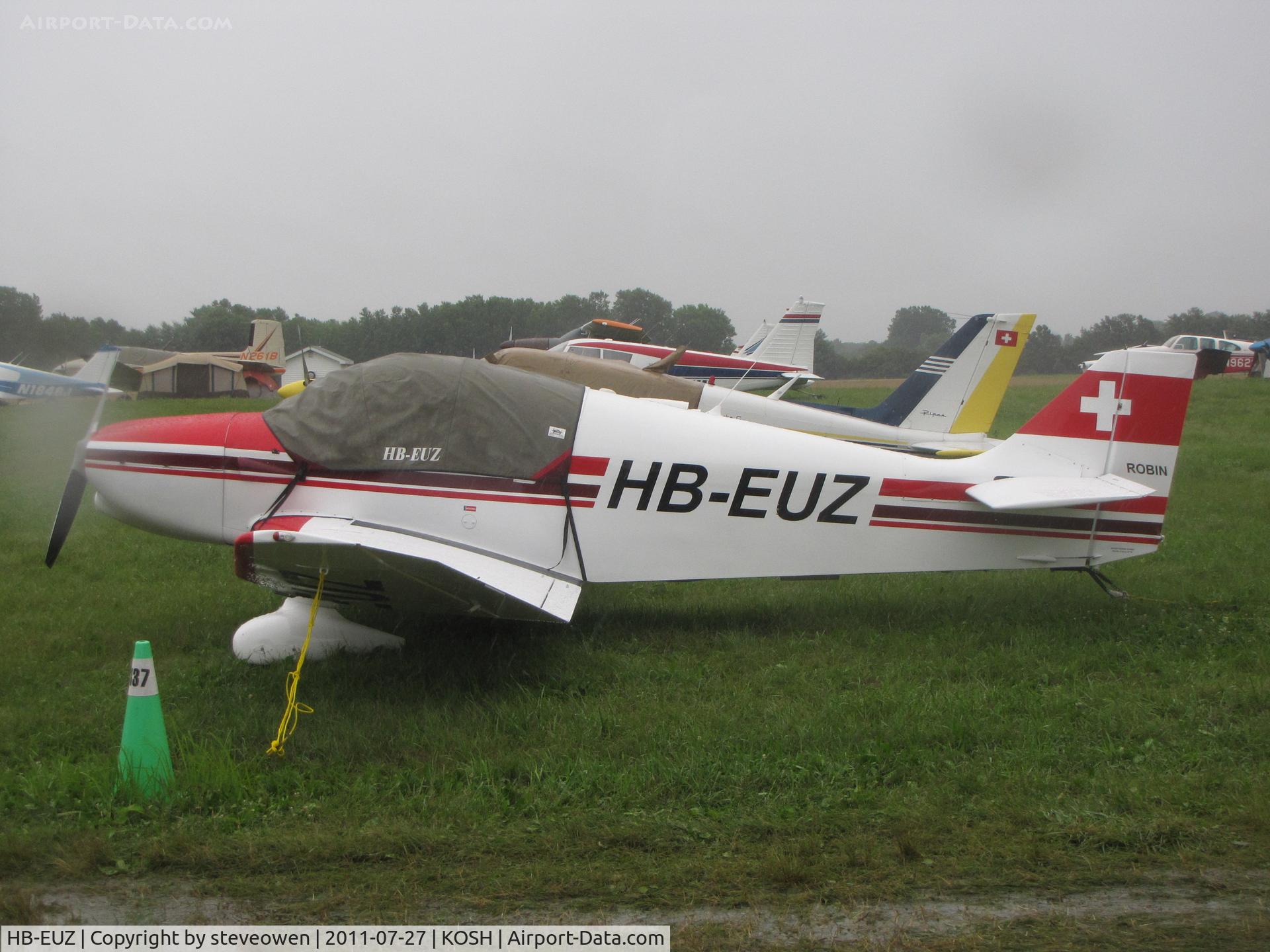 HB-EUZ, 1966 Jodel DR-250-160 Capitaine C/N 70, Vintage aircraft camp grounds during EAA2011