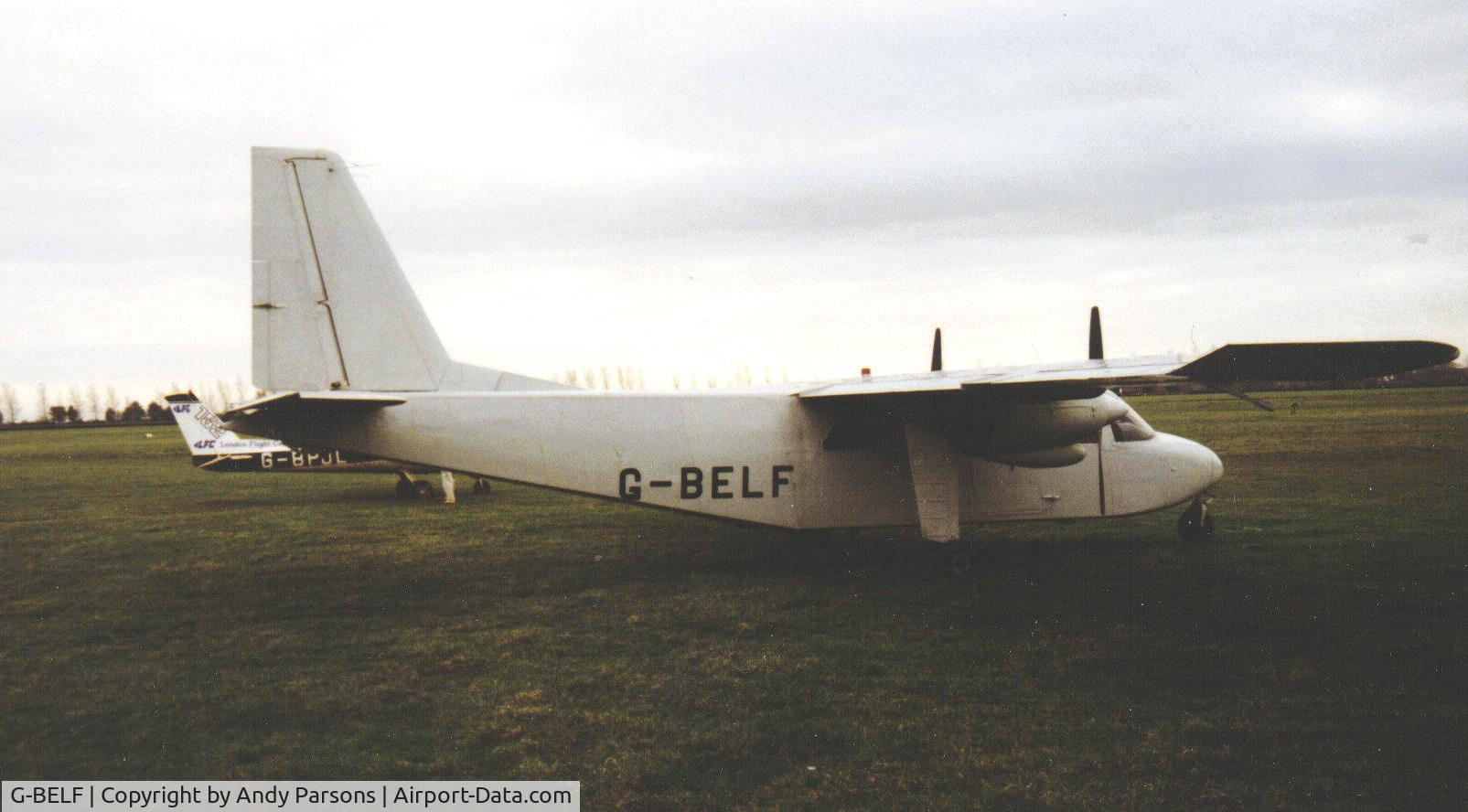 G-BELF, 1977 Britten-Norman BN-2A-26 Islander C/N 823, Old scanned print from the late 70