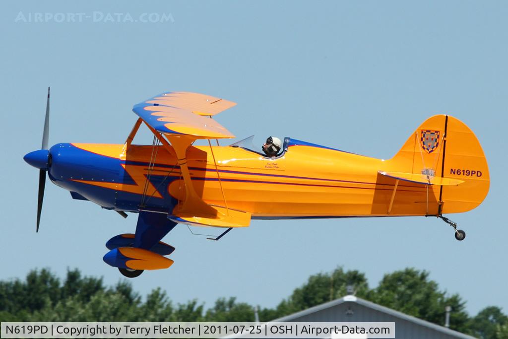 N619PD, Steen Skybolt C/N 001 (N619PD), Doyle James E SKYBOLT, c/n: 001 at 2011 Oshkosh