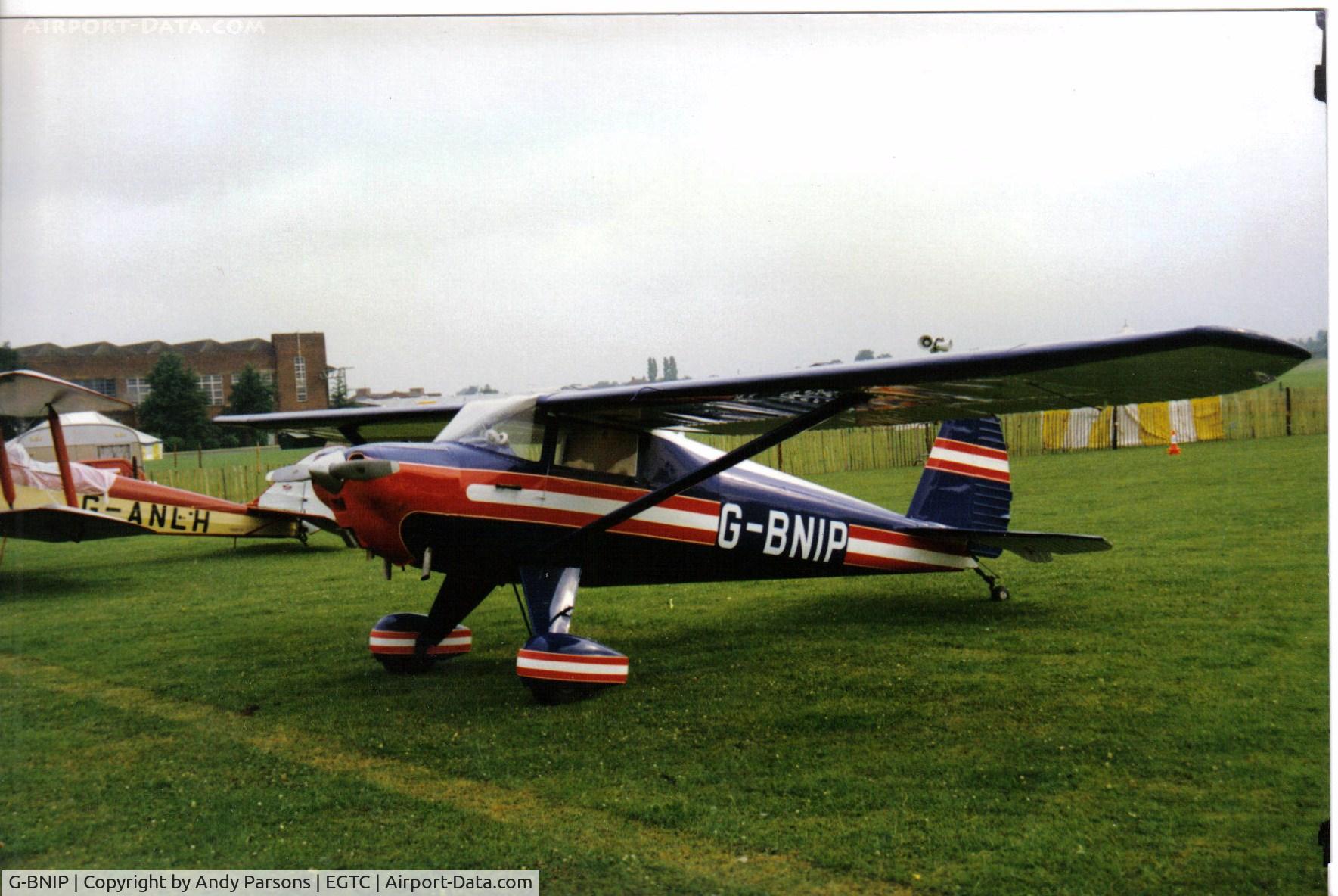 G-BNIP, 1946 Luscombe 8A Silvaire C/N 3547, In its 1st col scheme after being imported (scanned print)