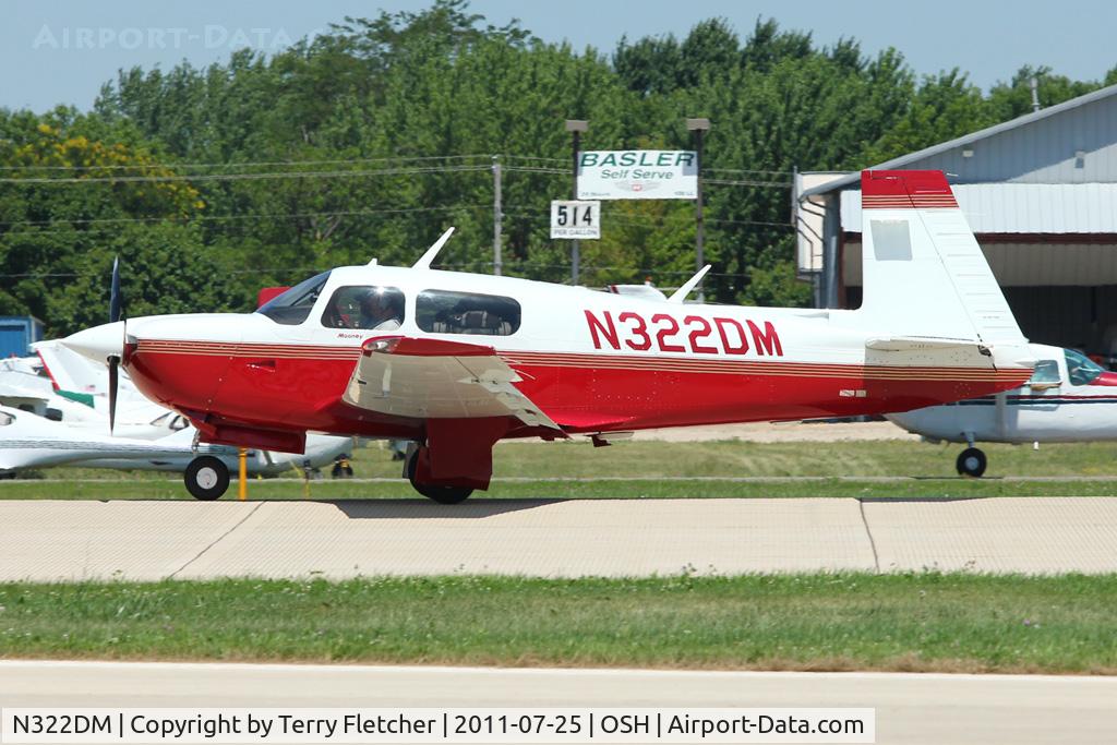 N322DM, 1993 Mooney M20J 201 C/N 24-3294, 1993 Mooney M20J, c/n: 24-3294 at 2011 Oshkosh