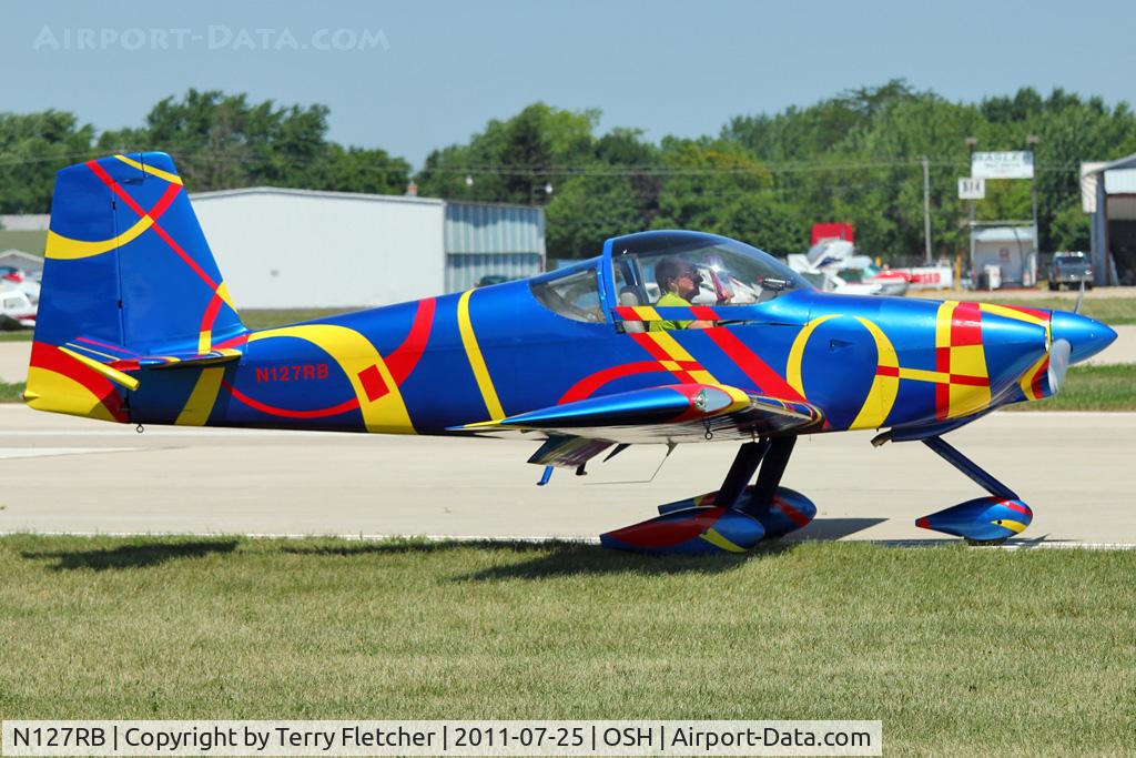 N127RB, Vans RV-7A C/N 72020, Braun Rainer H 's colorful VANS RV-7A, c/n: 72020
at 2011 Oshkosh