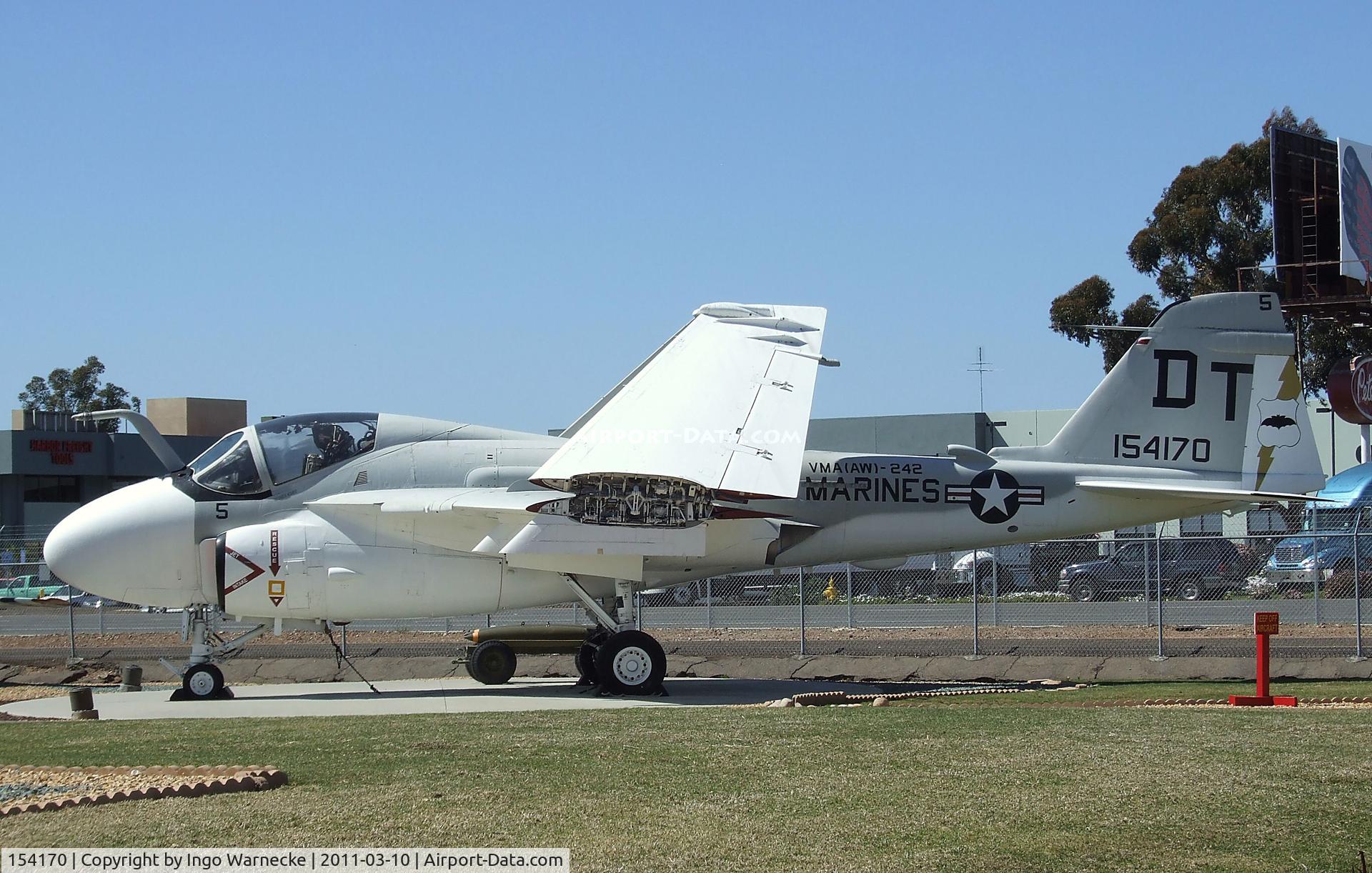 154170, Grumman A-6A Intruder C/N I-305, Grumman A-6A Intruder at the Flying Leatherneck Aviation Museum, Miramar CA