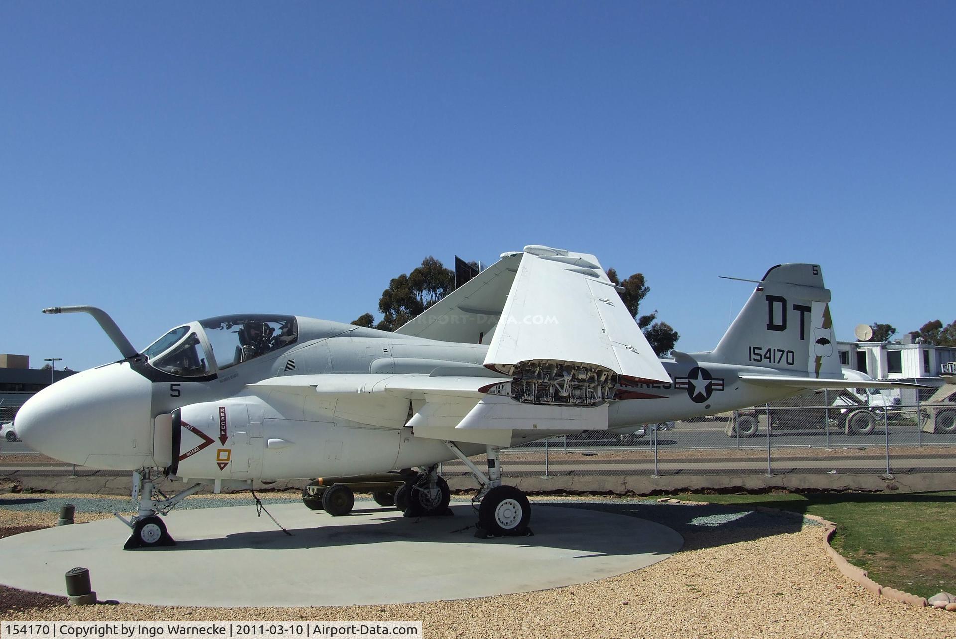 154170, Grumman A-6A Intruder C/N I-305, Grumman A-6A Intruder at the Flying Leatherneck Aviation Museum, Miramar CA