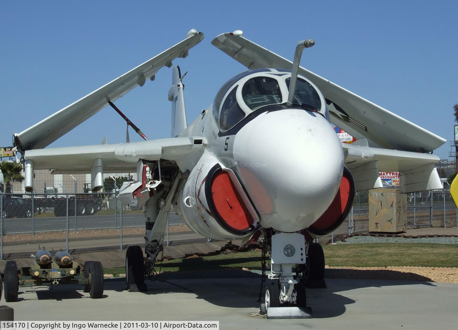 154170, Grumman A-6A Intruder C/N I-305, Grumman A-6A Intruder at the Flying Leatherneck Aviation Museum, Miramar CA