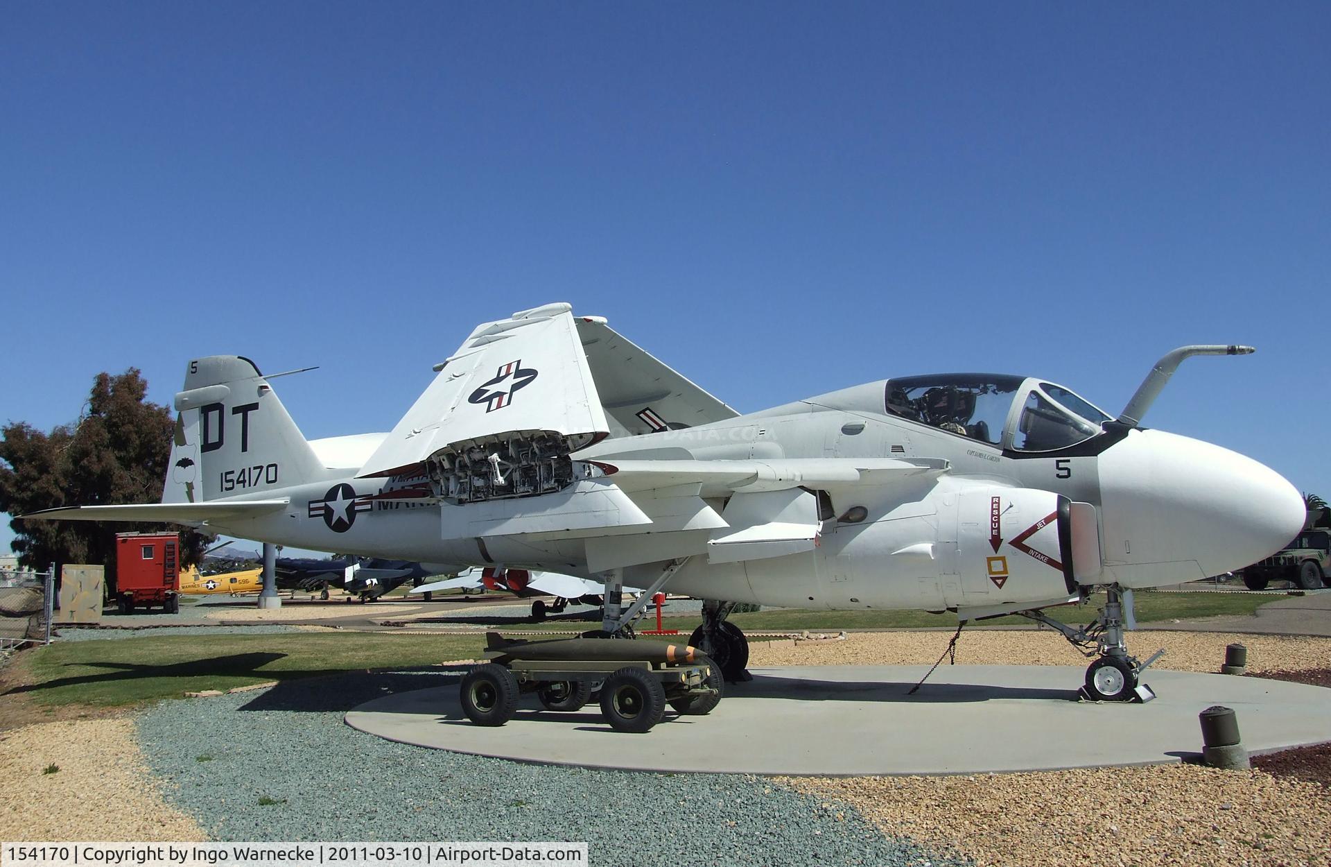 154170, Grumman A-6A Intruder C/N I-305, Grumman A-6A Intruder at the Flying Leatherneck Aviation Museum, Miramar CA