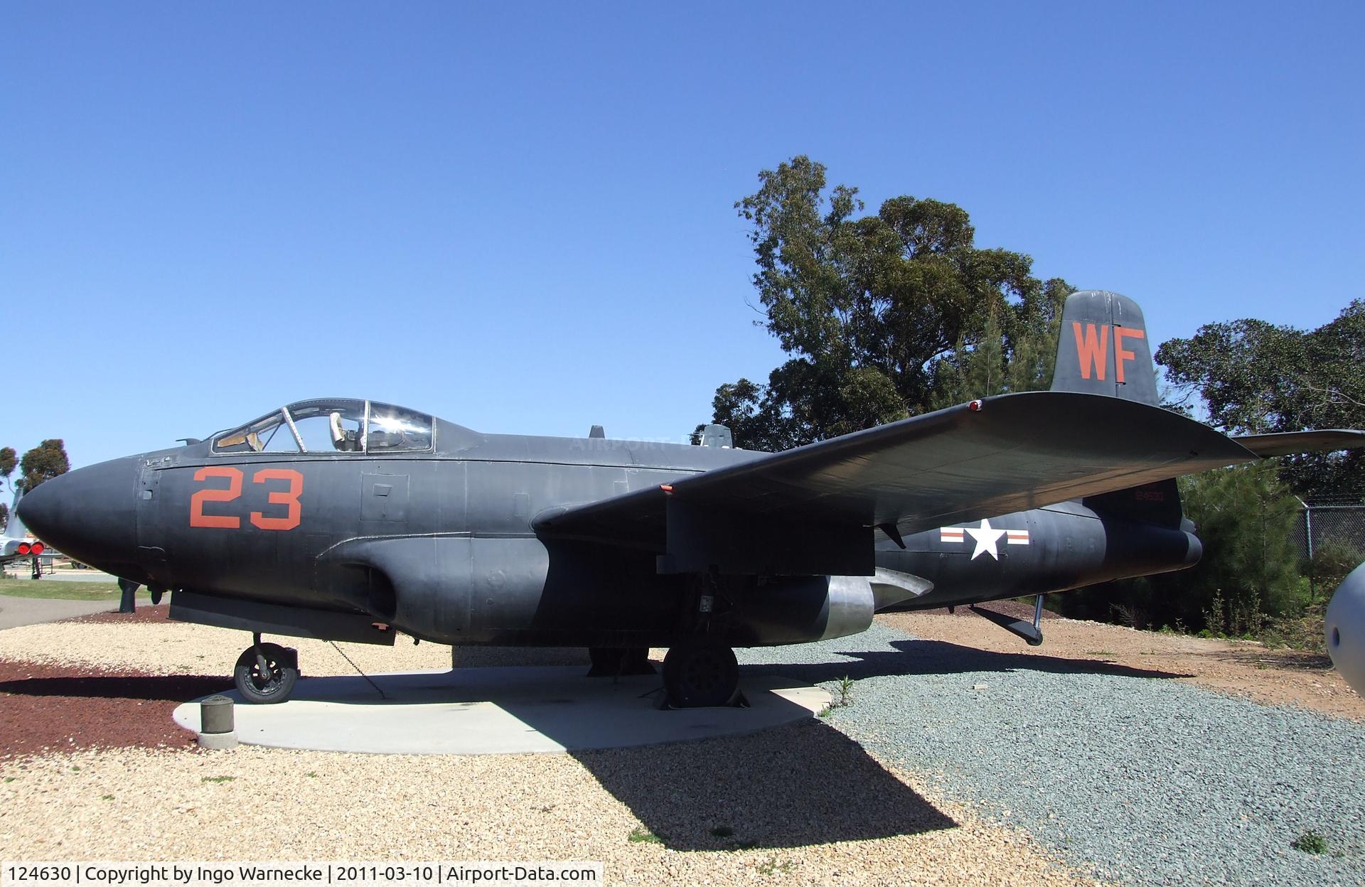 124630, Douglas F3D-2 Skyknight C/N 7500, Douglas F3D-2 / F-10B Skyknight at the Flying Leatherneck Aviation Museum, Miramar CA