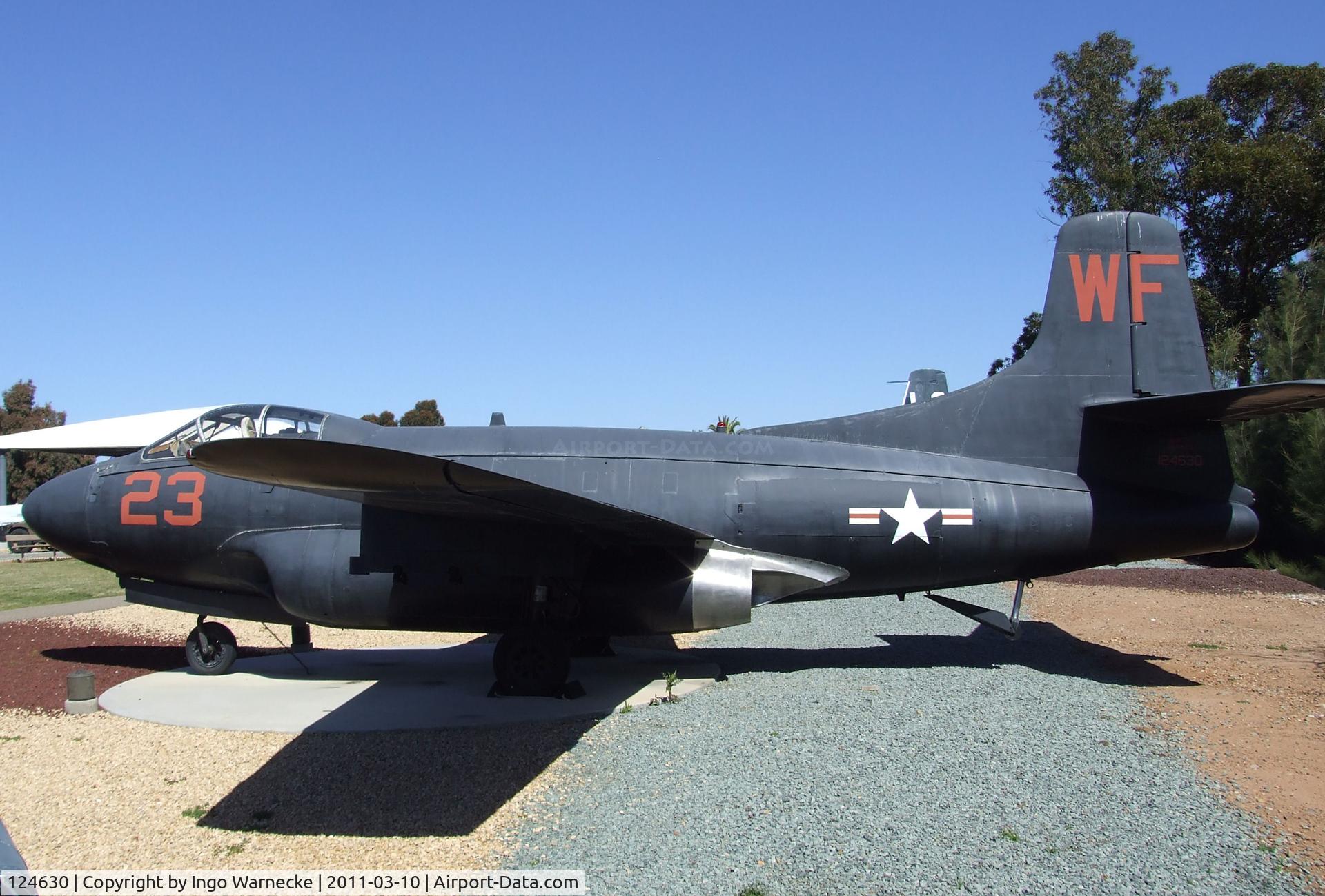 124630, Douglas F3D-2 Skyknight C/N 7500, Douglas F3D-2 / F-10B Skyknight at the Flying Leatherneck Aviation Museum, Miramar CA
