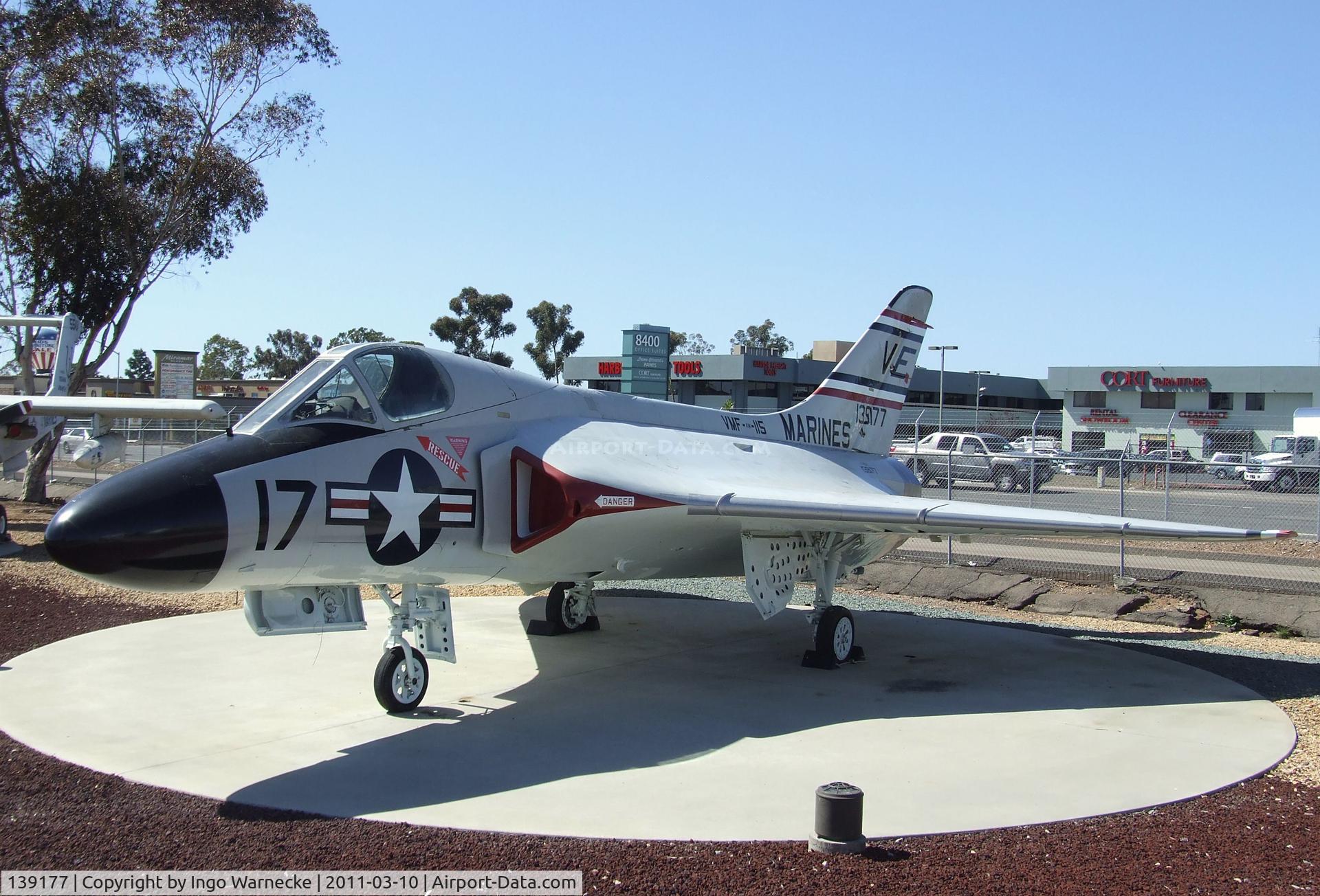 139177, Douglas F-6A Skyray C/N 11251, Douglas F4D-1 / F-6A Skyray at the Flying Leatherneck Aviation Museum, Miramar CA