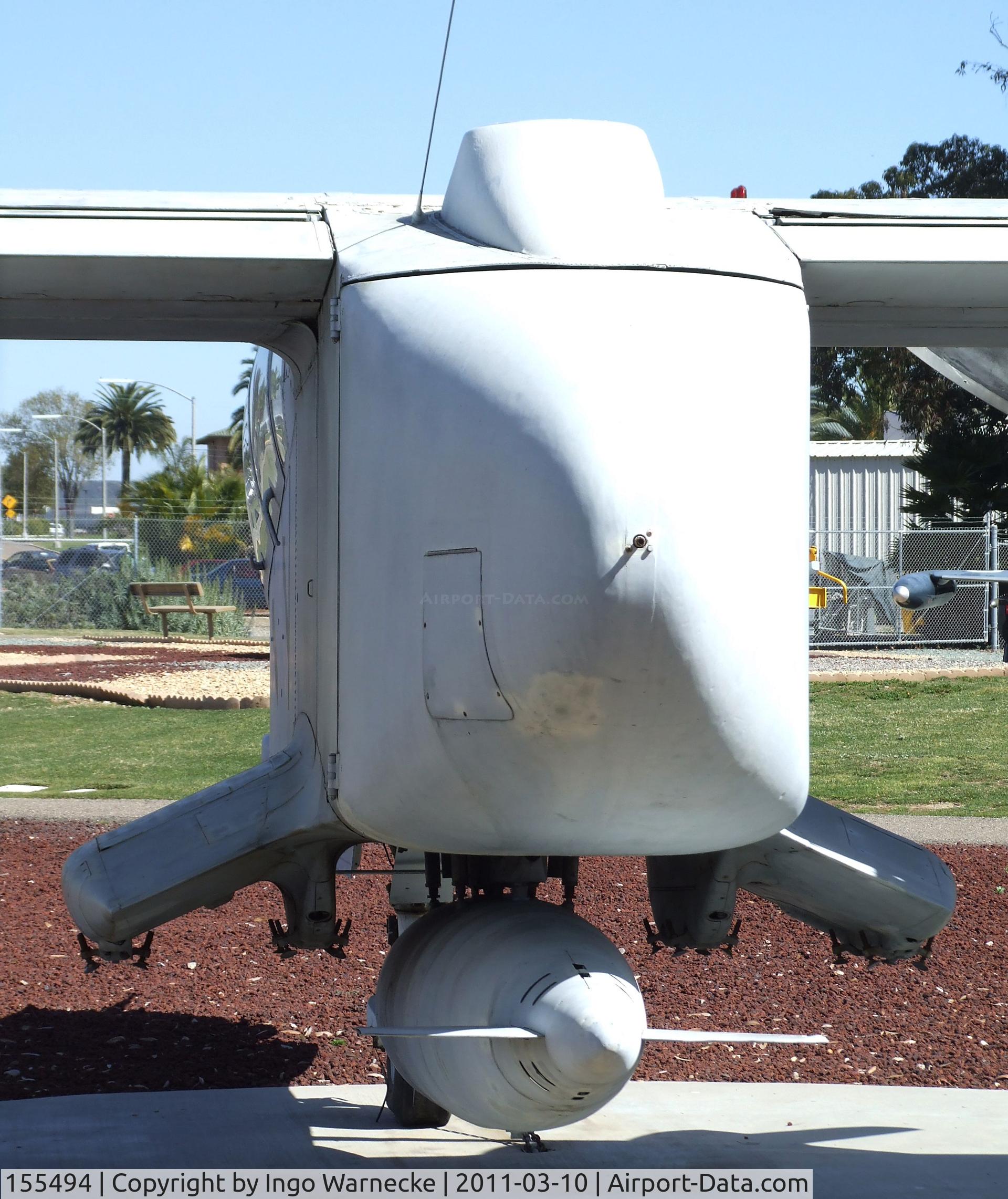 155494, 1968 North American Rockwell OV-10D Bronco C/N 305-105, North American OV-10D Bronco at the Flying Leatherneck Aviation Museum, Miramar CA