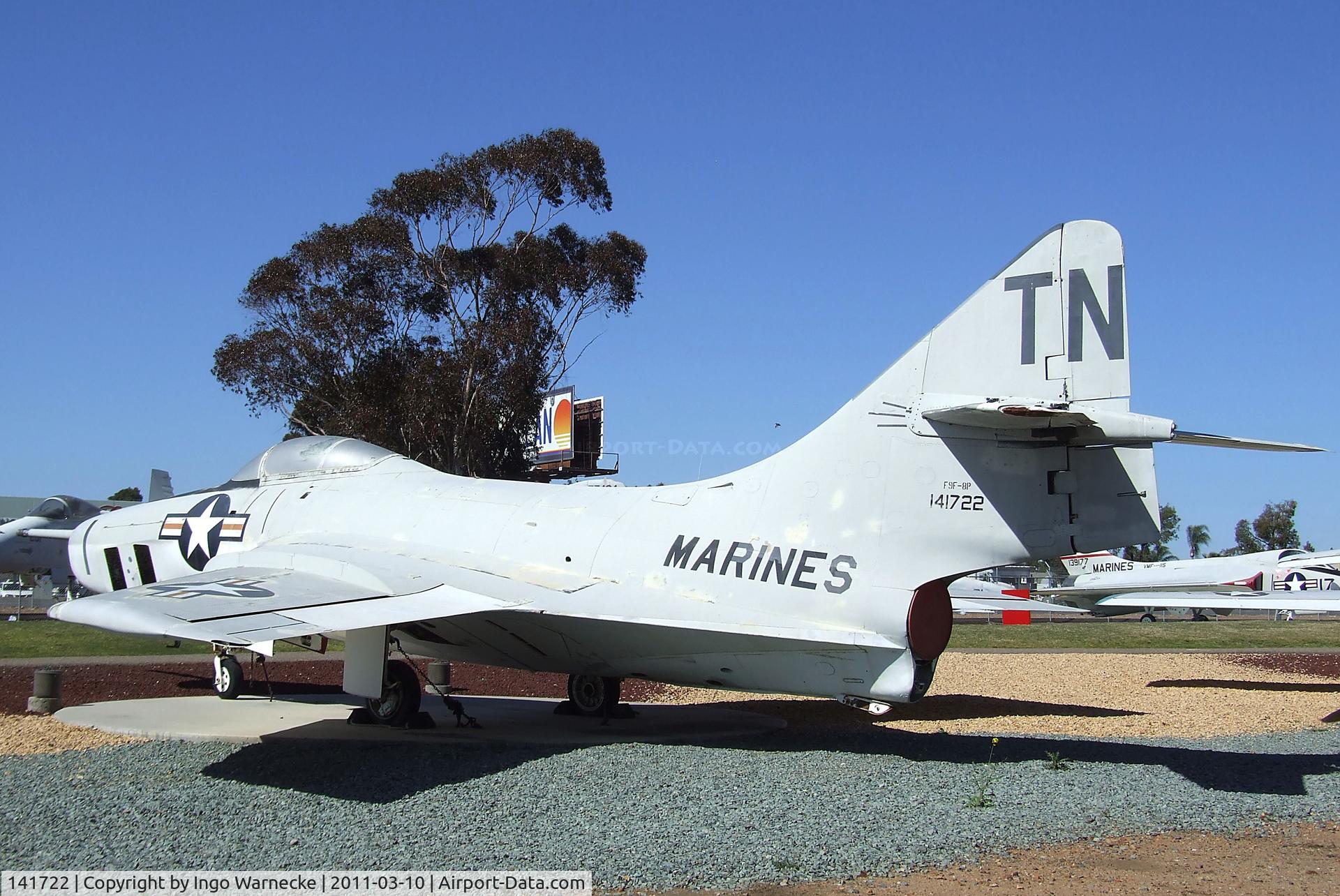 141722, Grumman RF-9J Cougar C/N 55, Grumman F9F-8P / RF-9J Cougar at the Flying Leatherneck Aviation Museum, Miramar CA