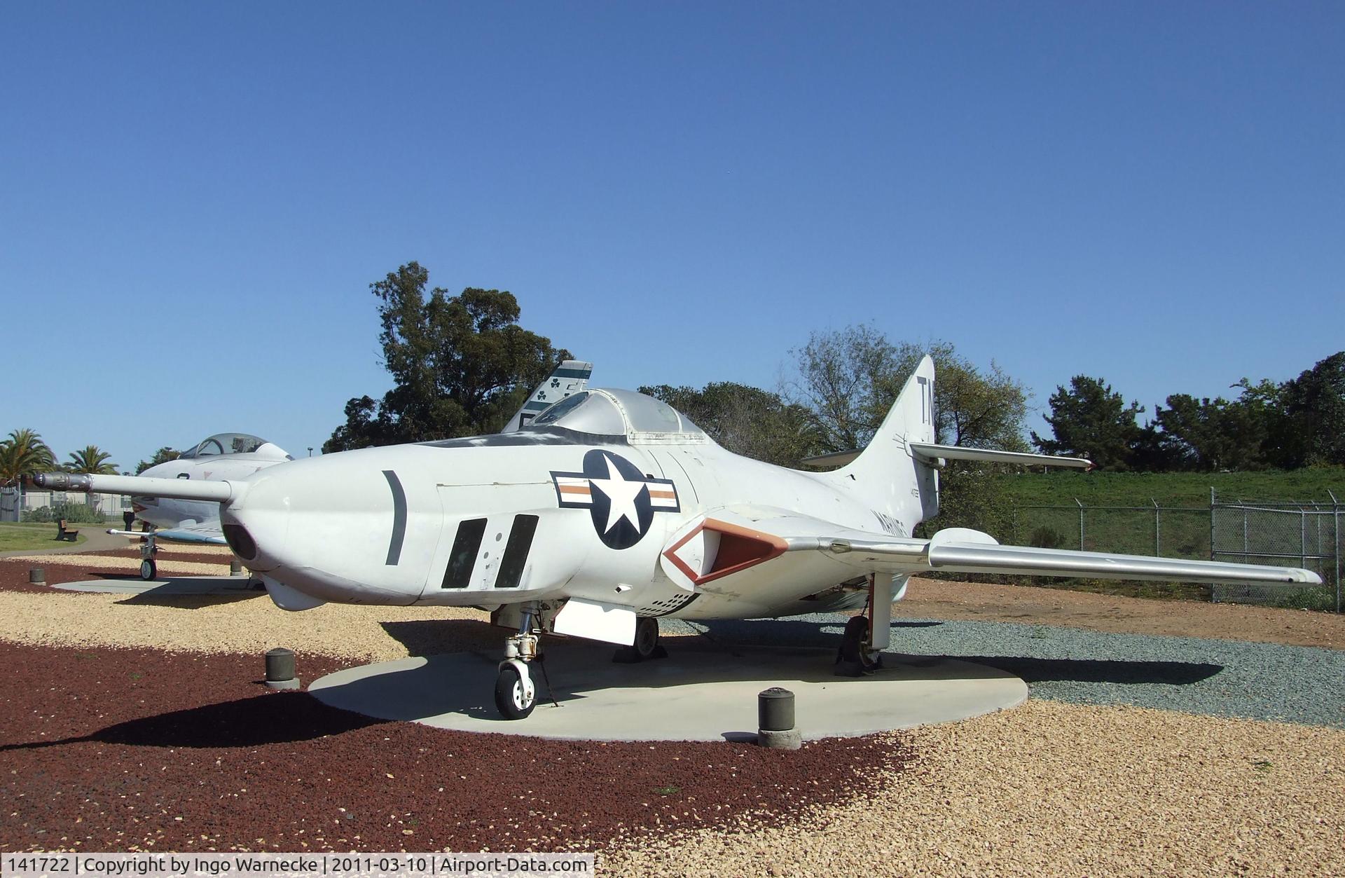 141722, Grumman RF-9J Cougar C/N 55, Grumman F9F-8P / RF-9J Cougar at the Flying Leatherneck Aviation Museum, Miramar CA