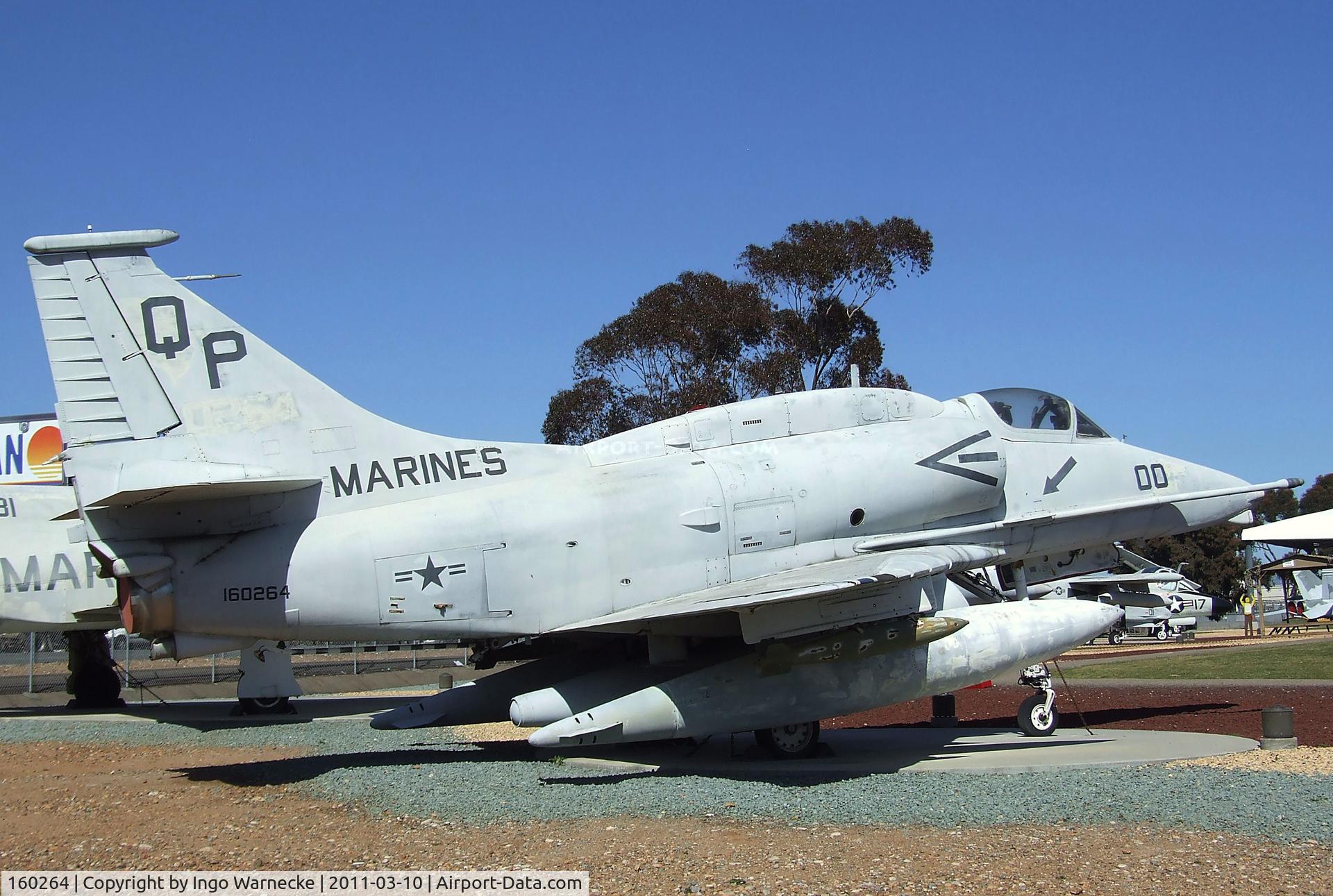 160264, Douglas A-4M Skyhawk C/N 14607, Douglas A-4M Skyhawk at the Flying Leatherneck Aviation Museum, Miramar CA
