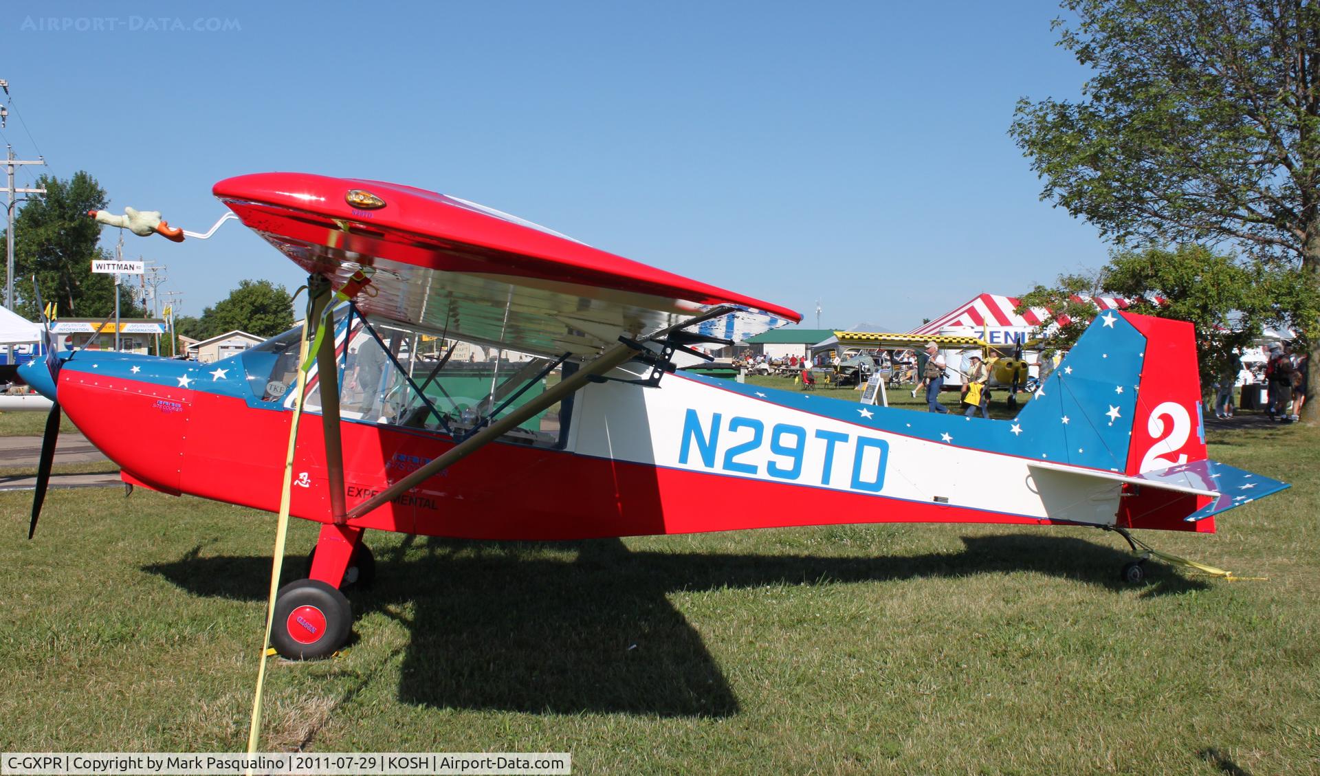 C-GXPR, 1996 Fisher Dakota Hawk C/N DH-05, Dakota Hawk