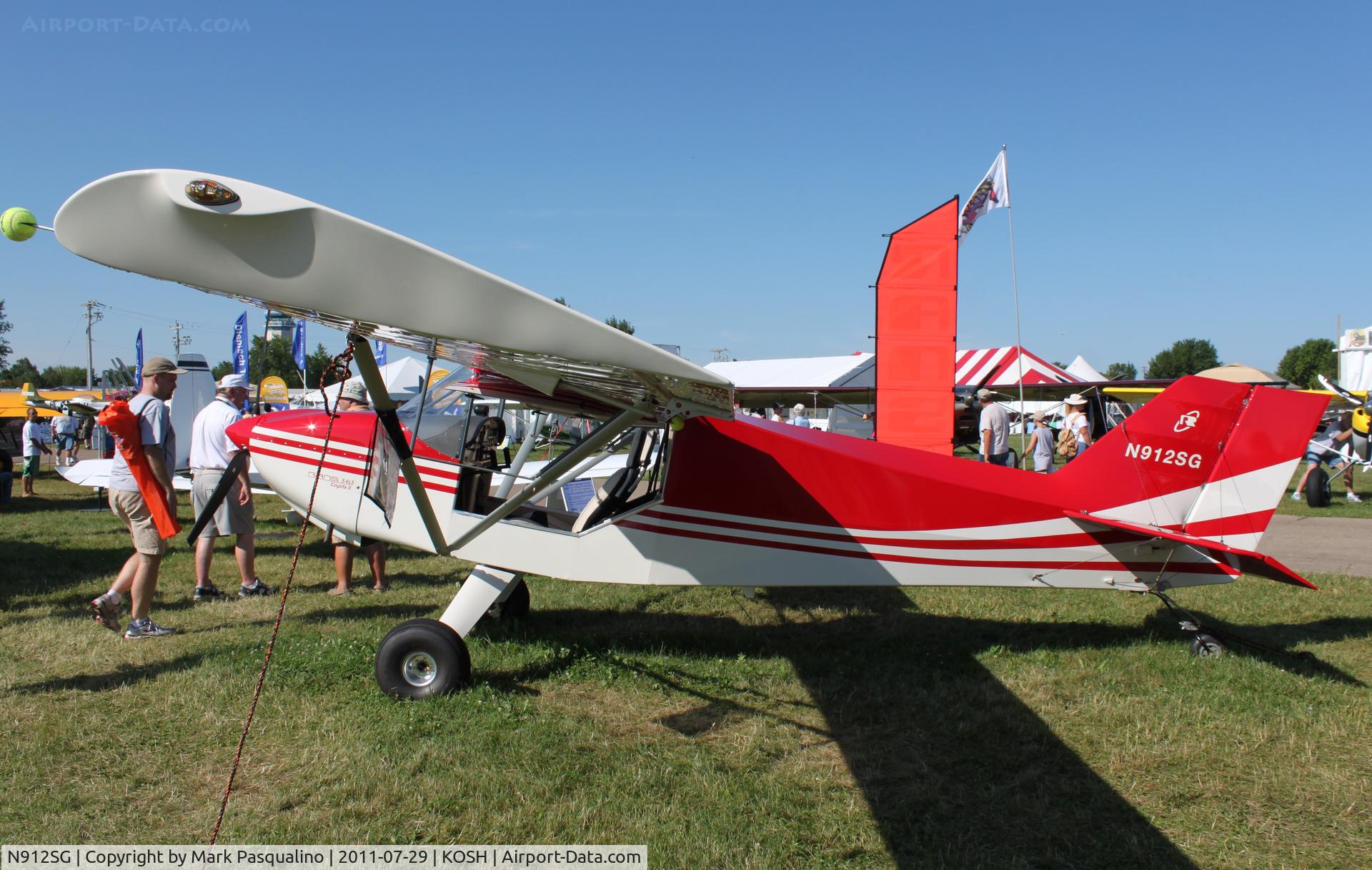 N912SG, Rans S-6LS Coyote II C/N 02091918-S, Rans S-6LS