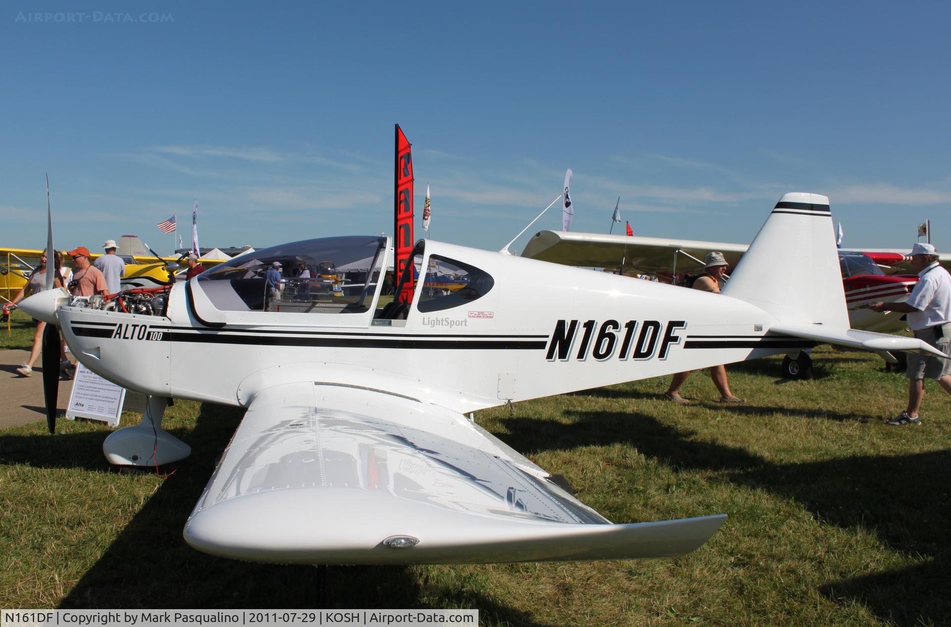 N161DF, 2010 Direct Fly Alto C/N DF019, Direct Fly S R O Alto