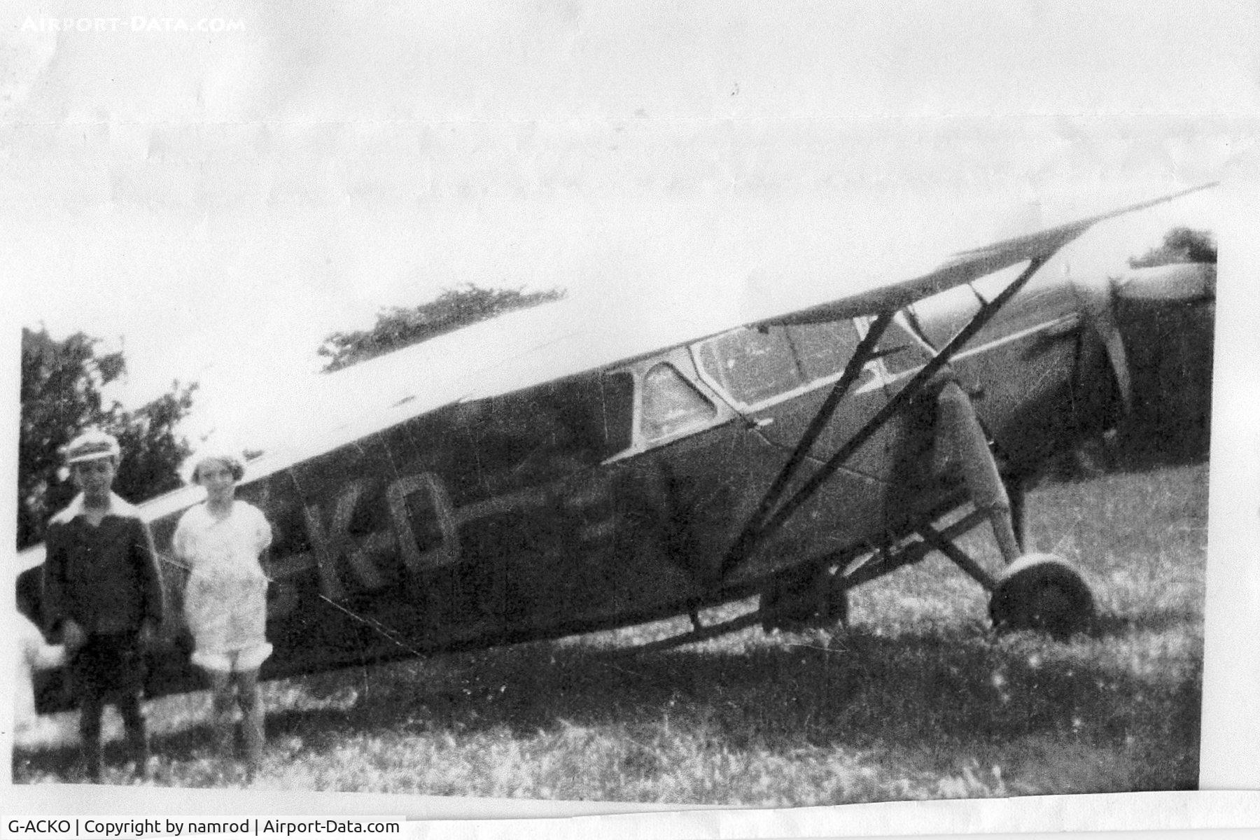 G-ACKO, 1933 De Havilland DH.85 Leopard Moth C/N 7014, Private plane
