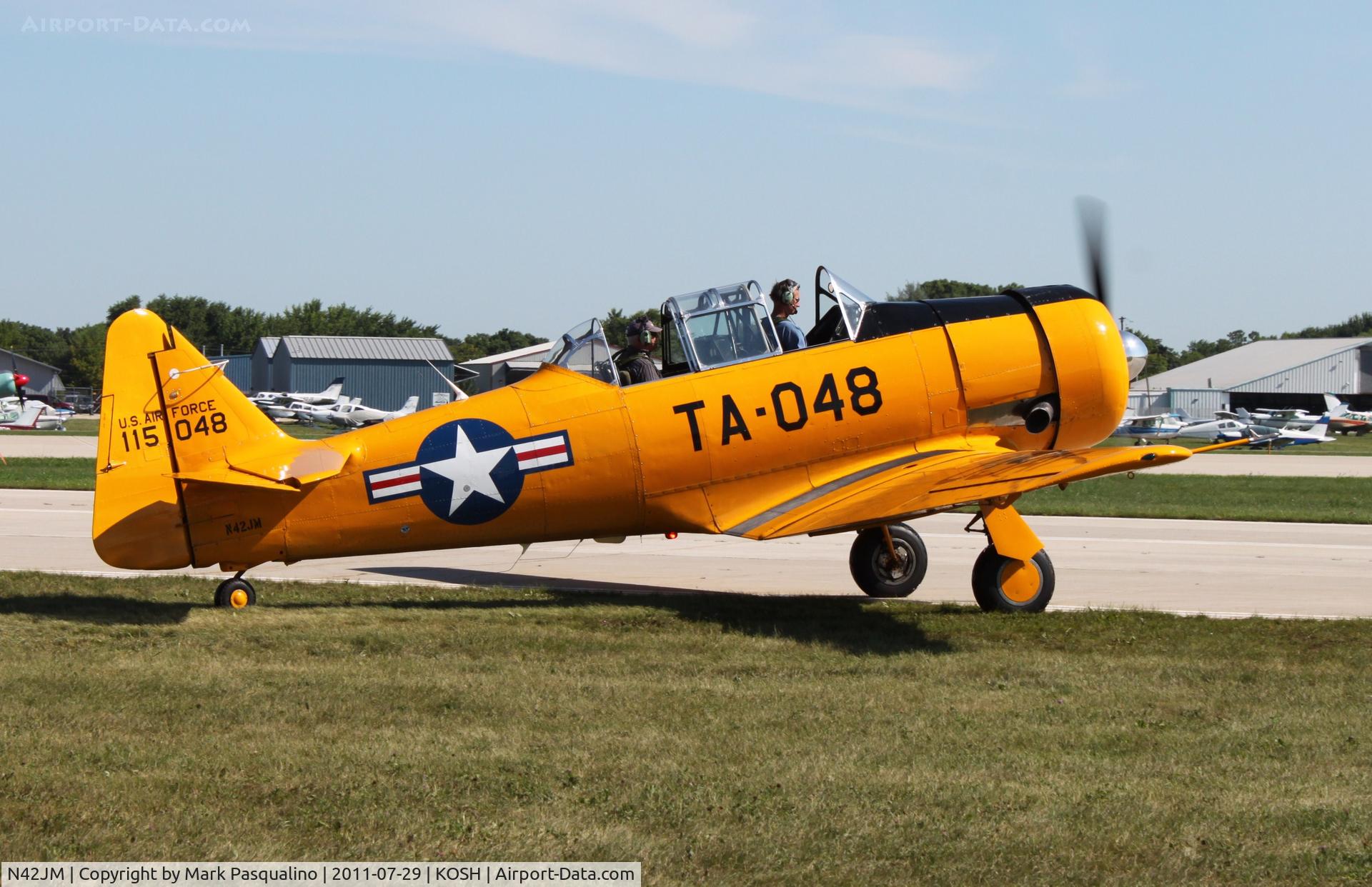 N42JM, North American T-6G Texan C/N 182-735, North American T-6G