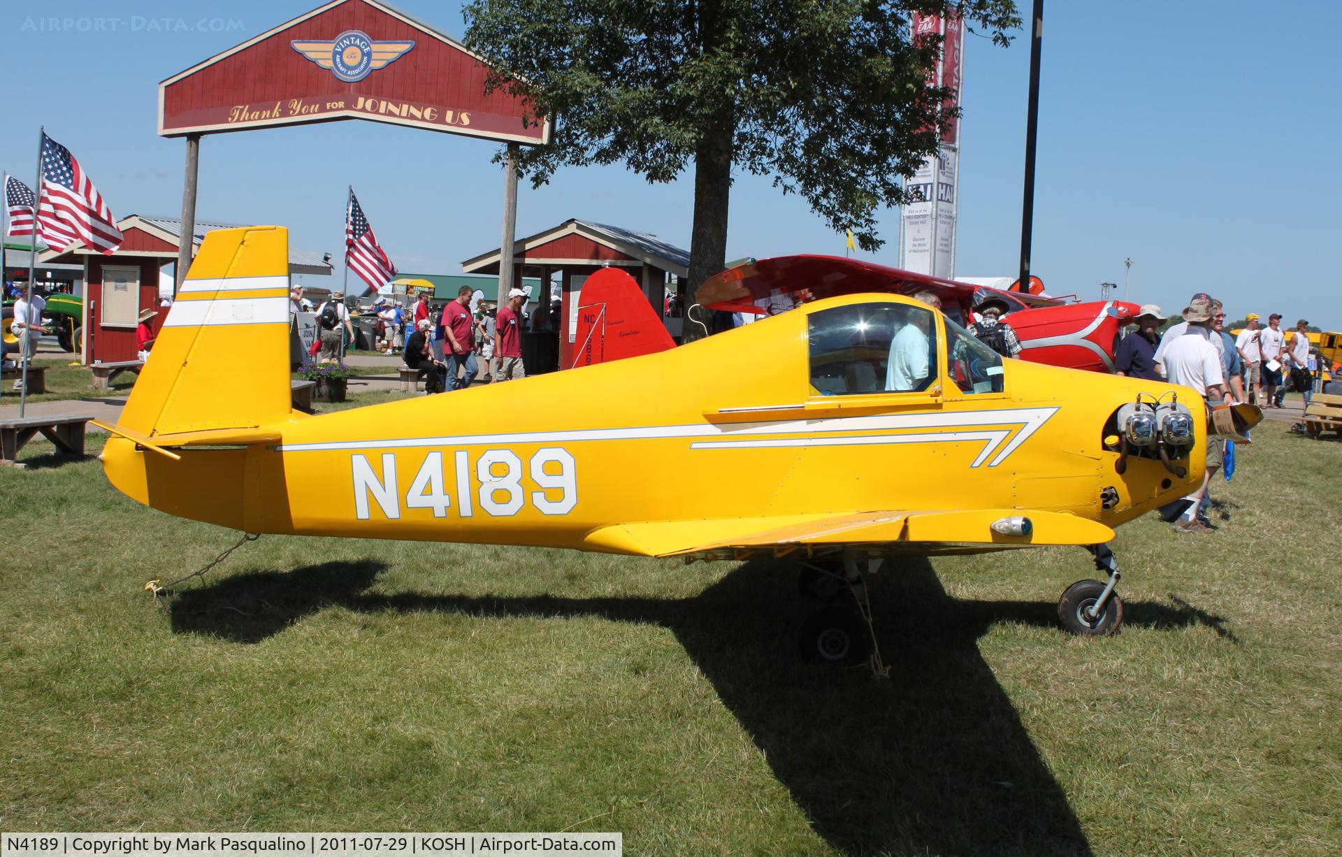 N4189, 1956 Mooney M-18C 55 C/N 354, Mooney M-18C