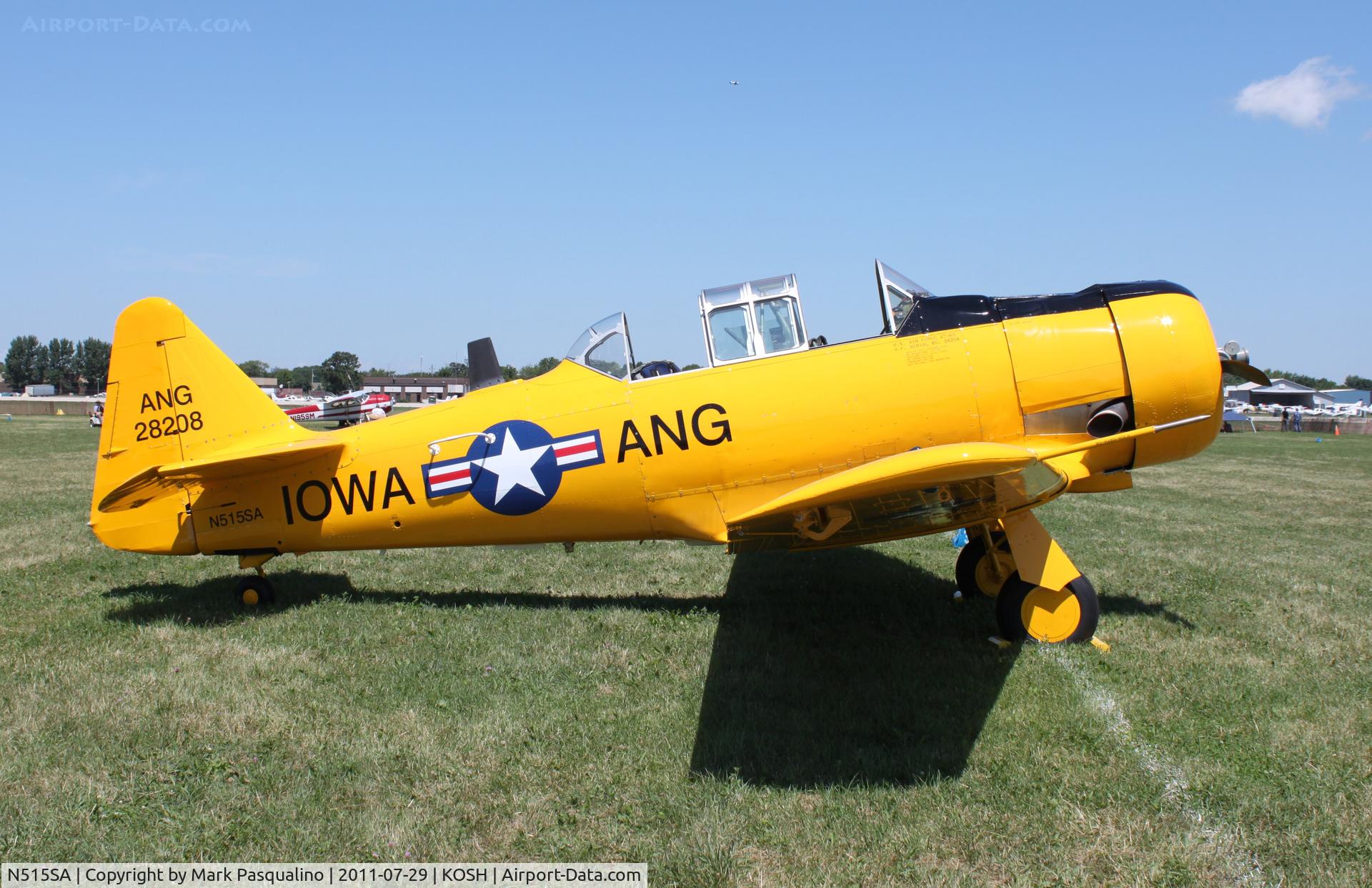 N515SA, 1943 North American AT-6D C/N 8814953, North American AT-6D