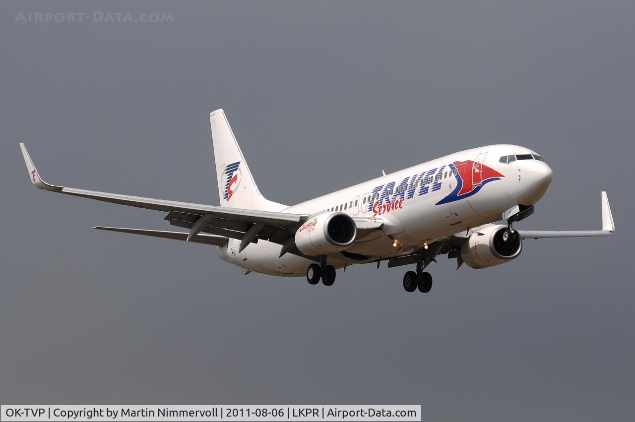 OK-TVP, 2002 Boeing 737-8K5 C/N 32907, Travel Service