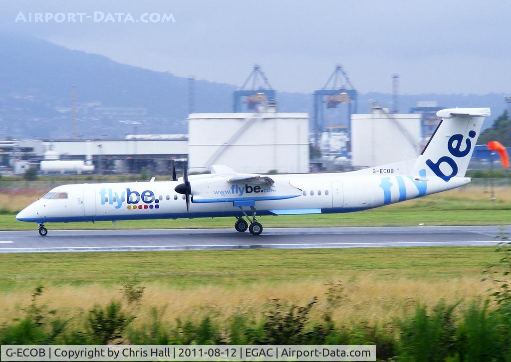 G-ECOB, 2007 De Havilland Canada DHC-8-402Q Dash 8 C/N 4185, flybe