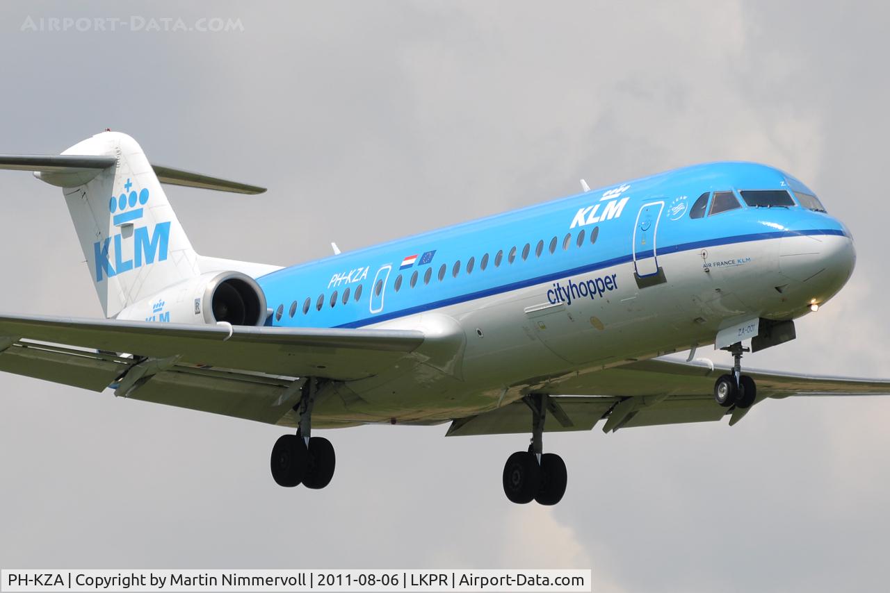 PH-KZA, 1996 Fokker 70 (F-28-070) C/N 11567, KLM Cityhopper