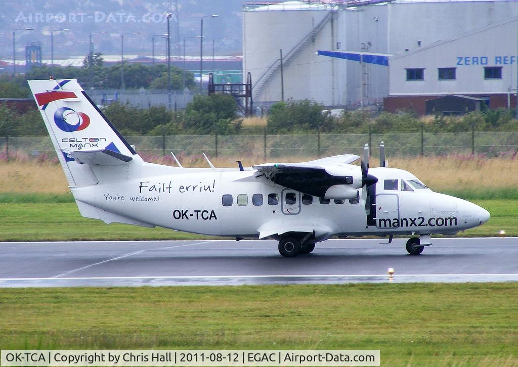 OK-TCA, 1990 Let L-410UVP-E Turbolet C/N 902431, Manx2