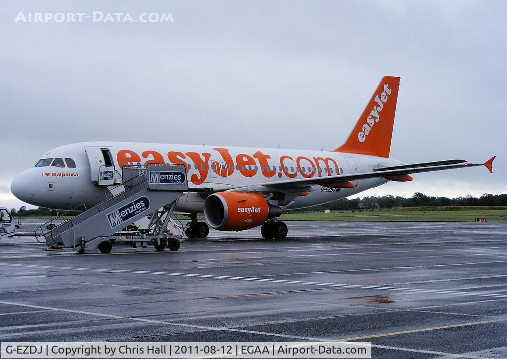 G-EZDJ, 2008 Airbus A319-111 C/N 3544, easyJet
