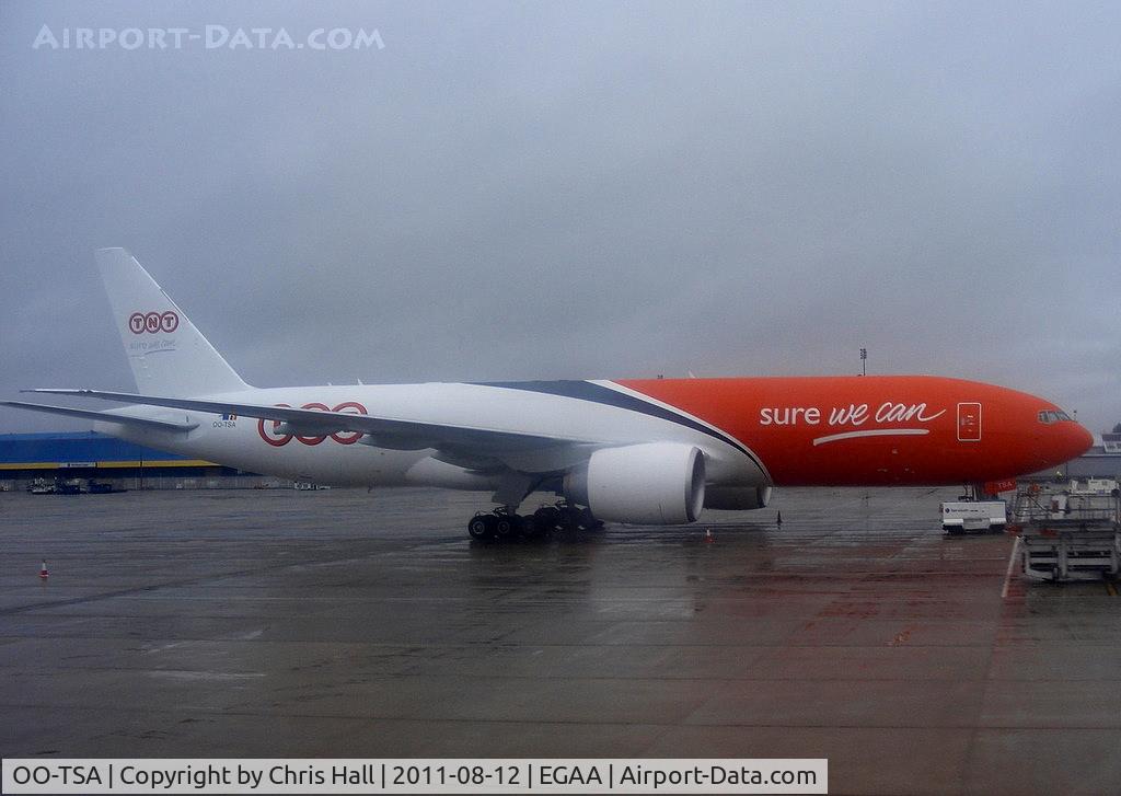 OO-TSA, 2011 Boeing 777-FHT C/N 38969, TNT's brand new B777 delivered 22-07-2011