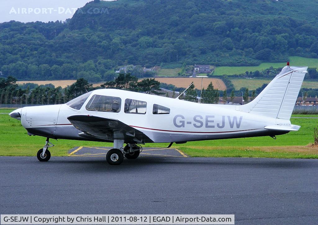 G-SEJW, 1978 Piper PA-28-161 Cherokee Warrior II C/N 28-7816469, at Newtonards Airport, Northern Ireland