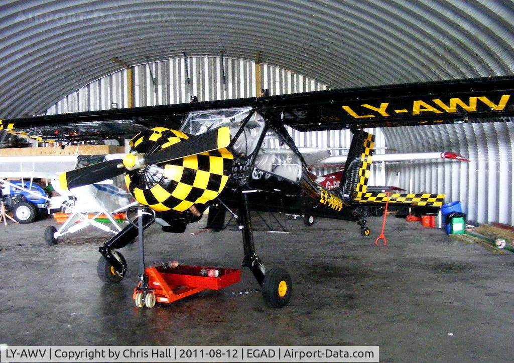 LY-AWV, PZL-Okecie PZL-104 Wilga 35A C/N 21919018, at Newtonards Airport, Northern Ireland