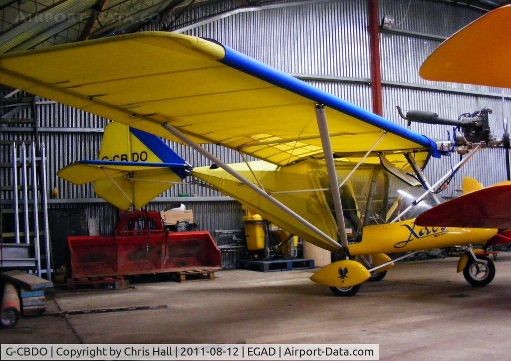 G-CBDO, 2001 Raj Hamsa X-Air 582(1) C/N BMAA/HB/170, at Newtonards Airport, Northern Ireland