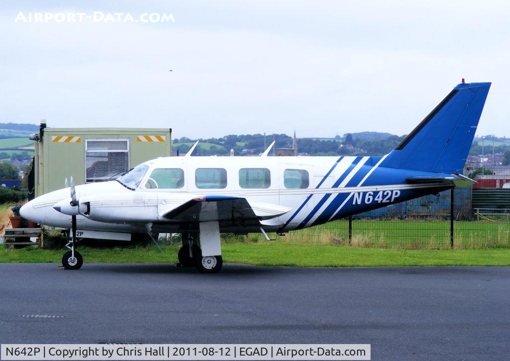 N642P, 1971 Piper PA-31-310 Navajo Navajo C/N 31-761, at Newtonards Airport, Northern Ireland