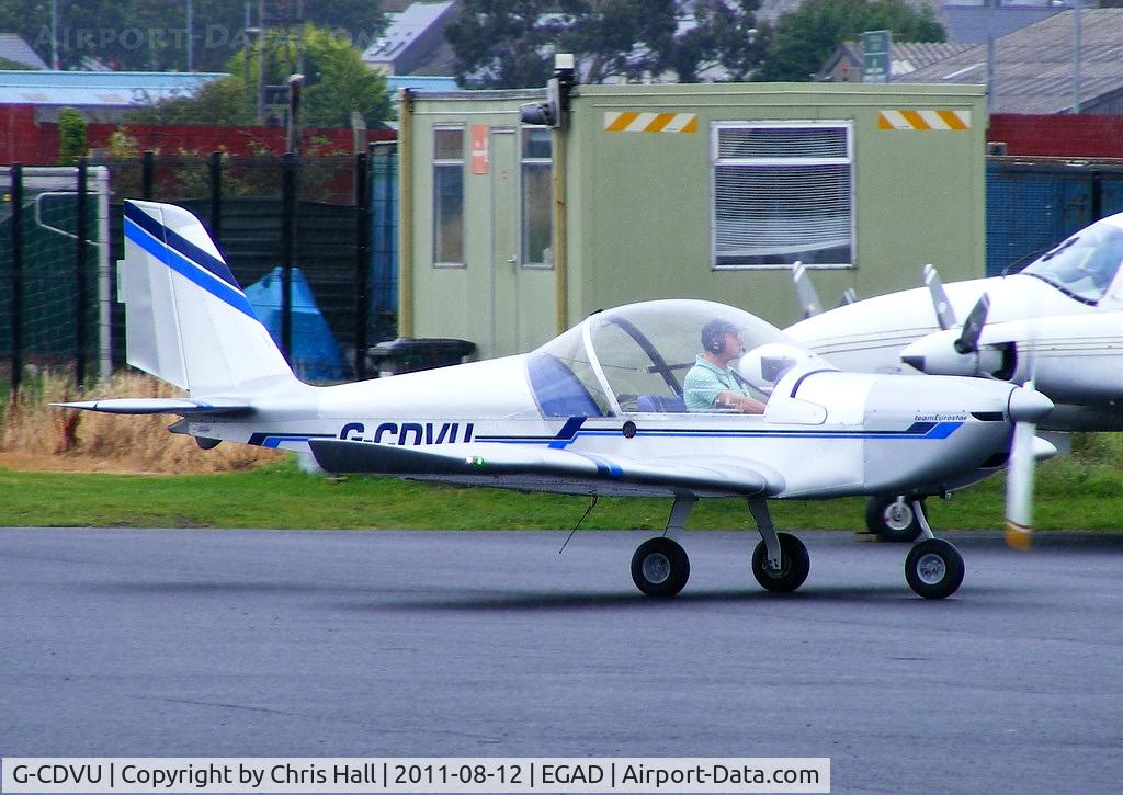 G-CDVU, 2006 Aerotechnik EV-97 TeamEurostar UK C/N 2525, at Newtonards Airport, Northern Ireland