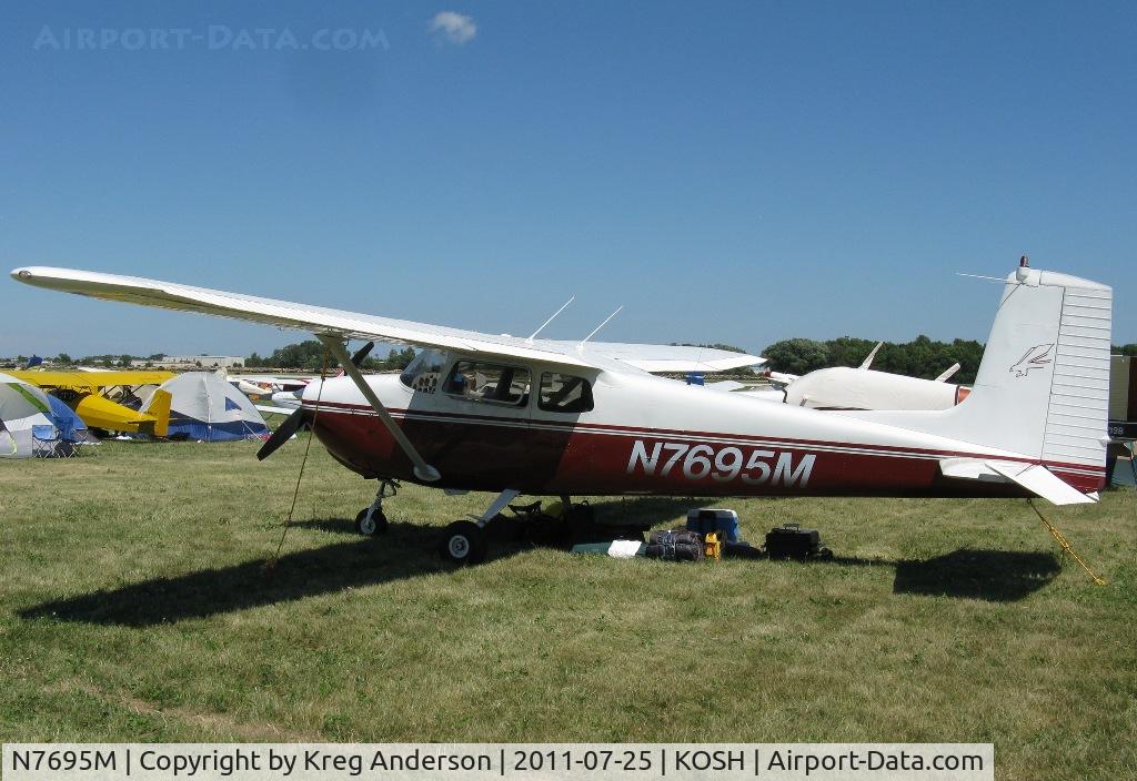 N7695M, 1959 Cessna 175 Skylark C/N 55995, EAA AirVenture 2011