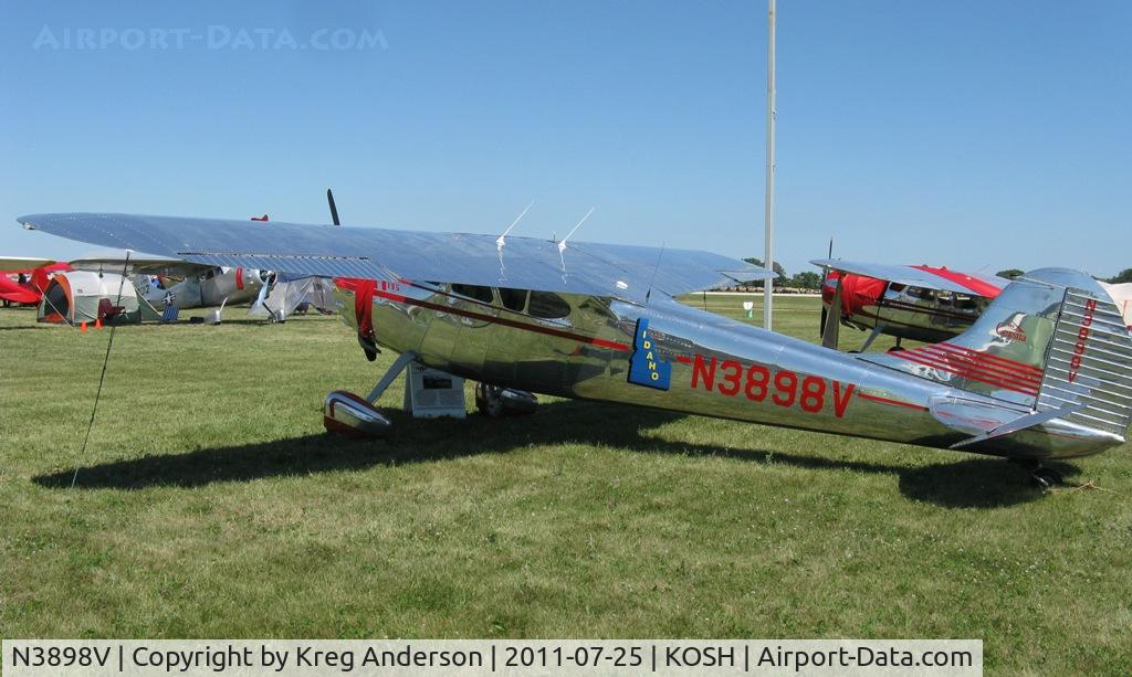 N3898V, 1949 Cessna 195 C/N 7376, EAA AirVenture 2011