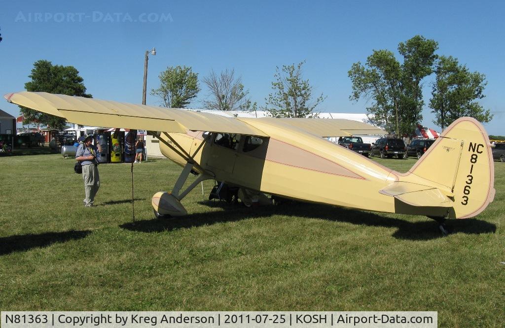 N81363, 1946 Fairchild 24R-46 C/N R46263, EAA AirVenture 2011