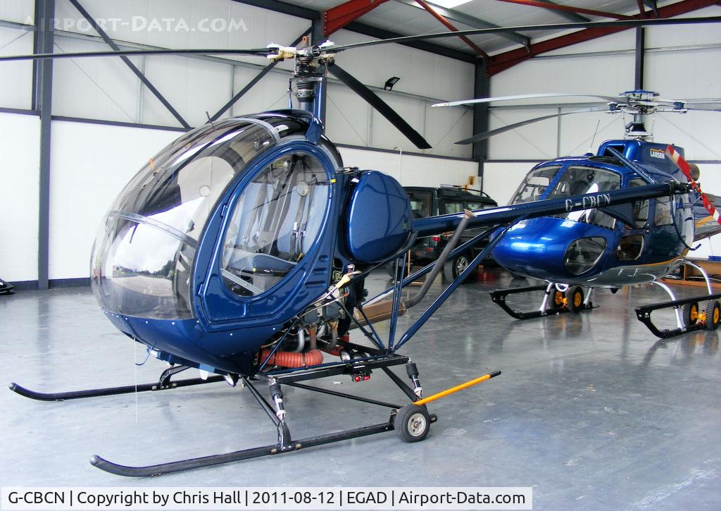G-CBCN, 2001 Schweizer 269C-1 C/N 0129, at Newtonards Airport, Northern Ireland