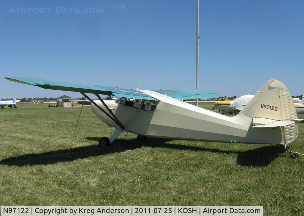 N97122, 1946 Stinson 108-1 Voyager C/N 108-1122, EAA AirVenture 2011